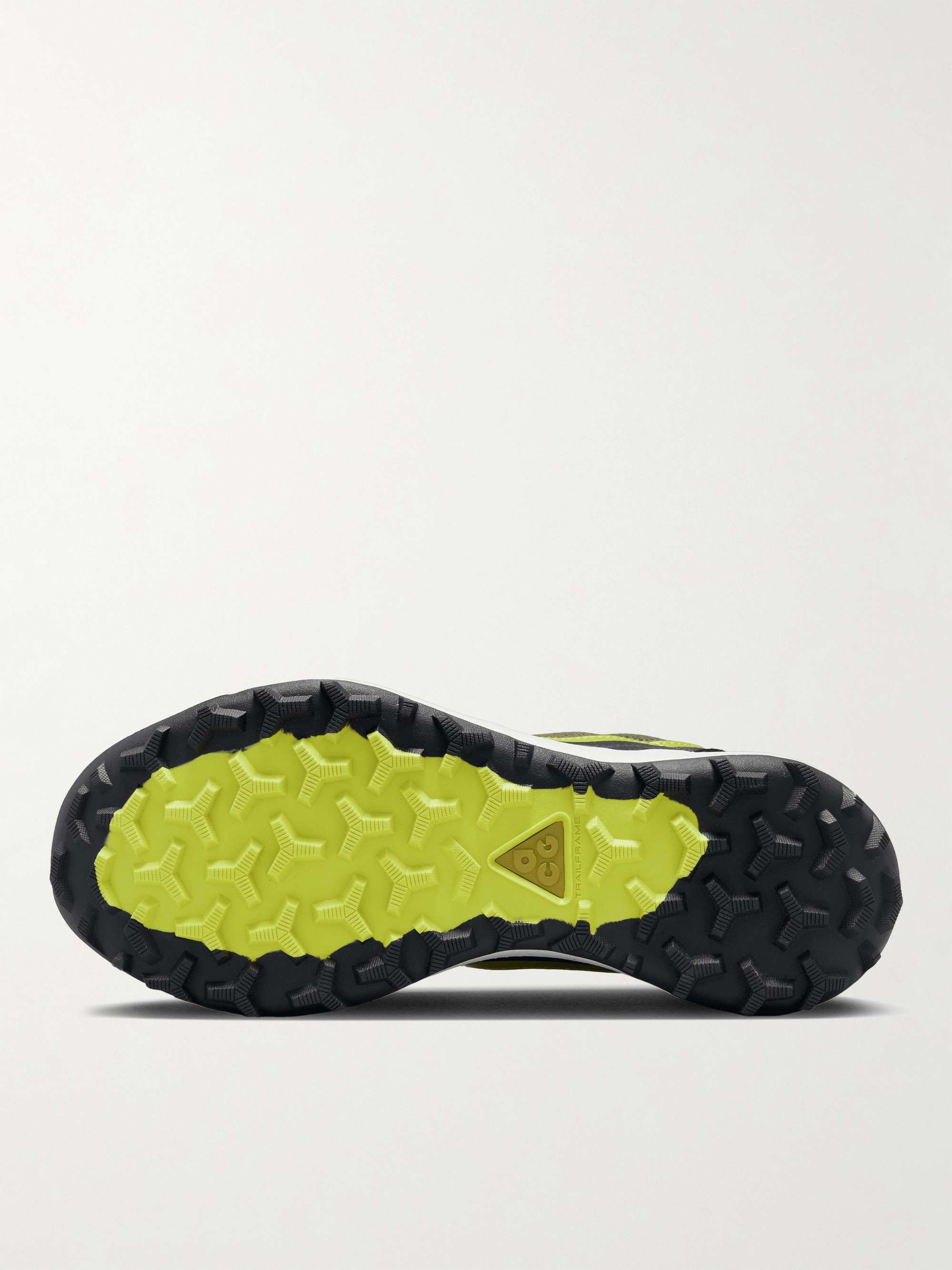 NIKE ACG Lowcate Leather-Trimmed Suede and Mesh Sneakers