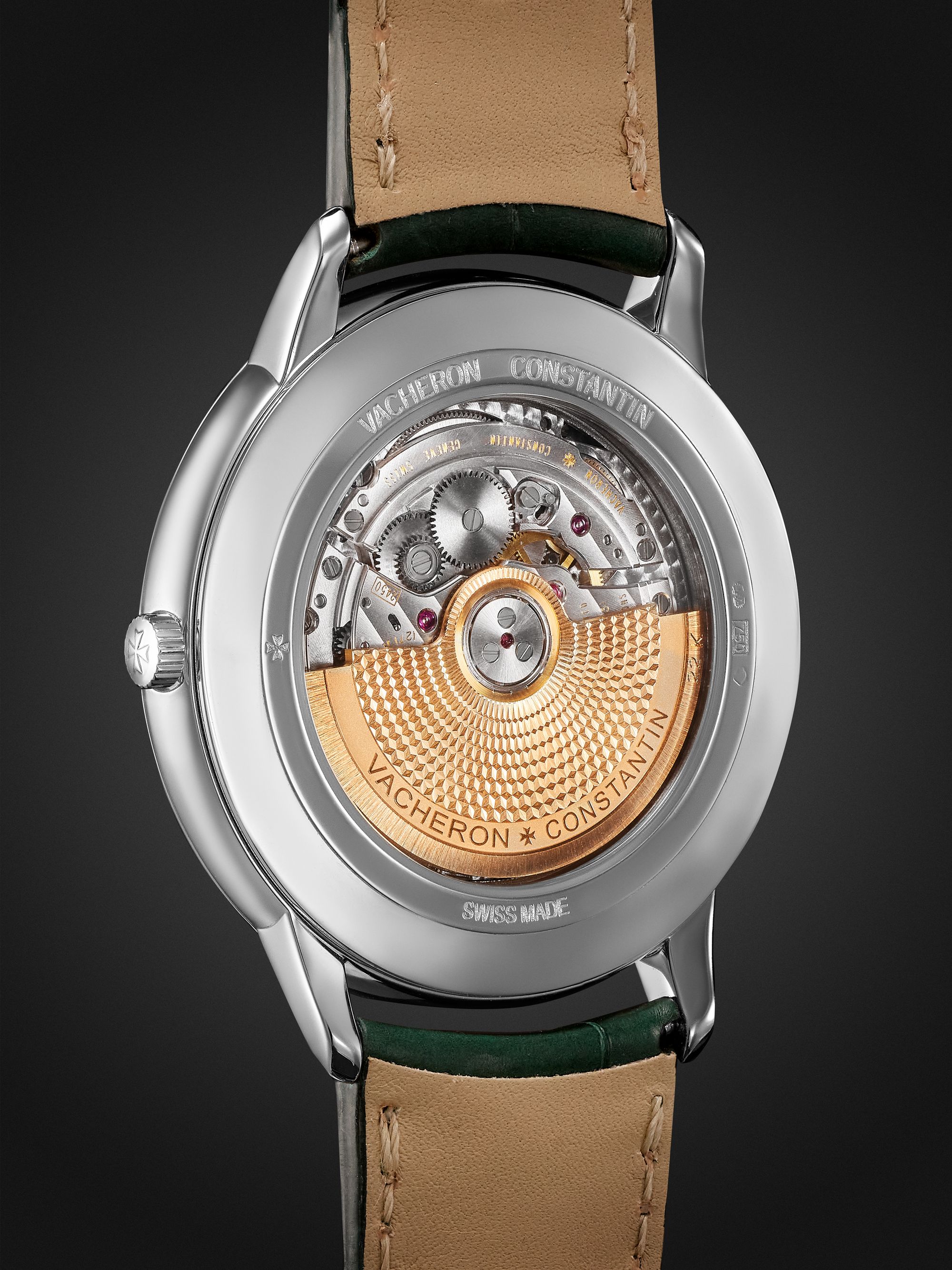 VACHERON CONSTANTIN Patrimony Automatic 40mm 18-Karat White Gold and Leather Watch, Ref. No. 85180