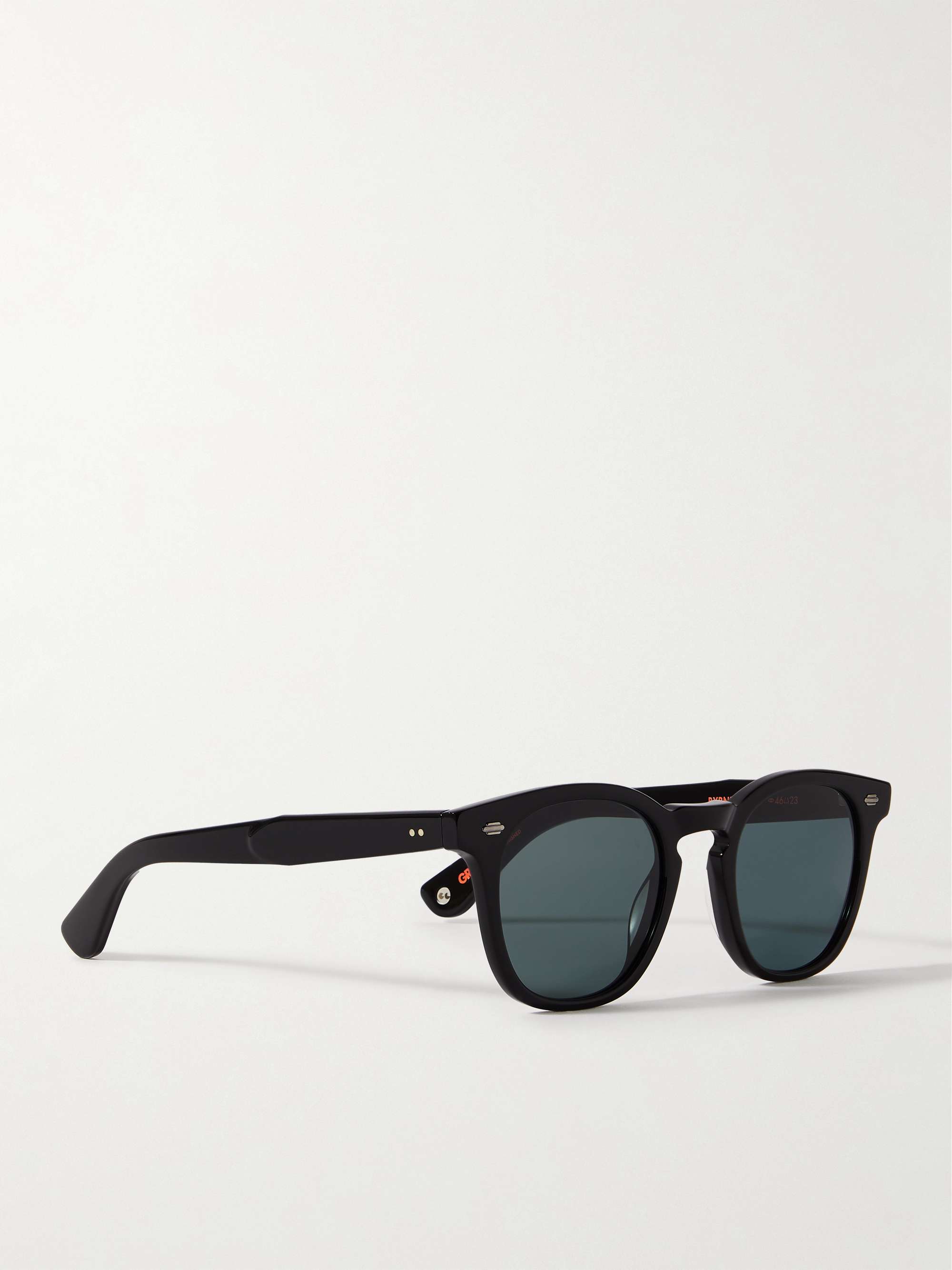 GARRETT LEIGHT CALIFORNIA OPTICAL Byrne Sun Round-Frame Tortoiseshell Acetate Sunglasses