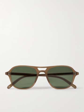 Garrett leight hot sale aviator sunglasses