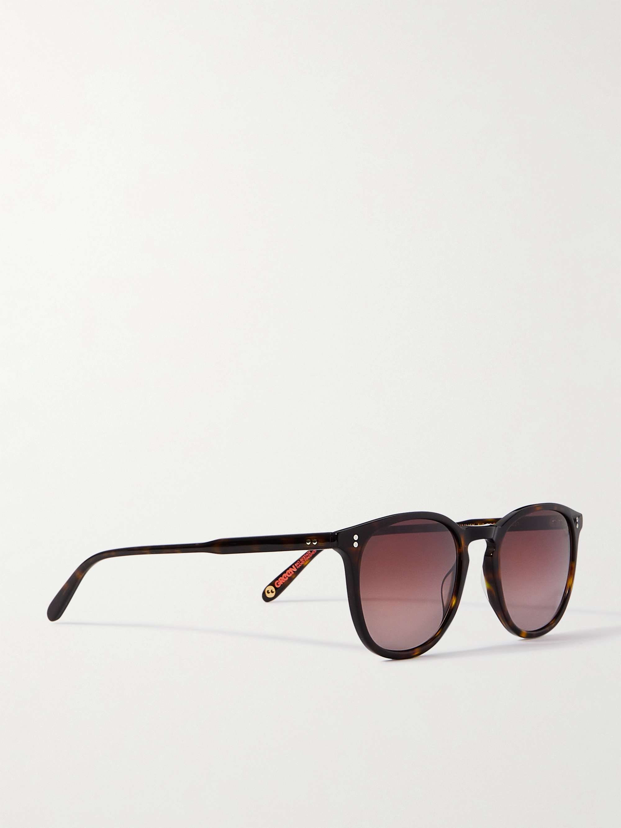 GARRETT LEIGHT CALIFORNIA OPTICAL Kinney Round-Frame Acetate Sunglasses