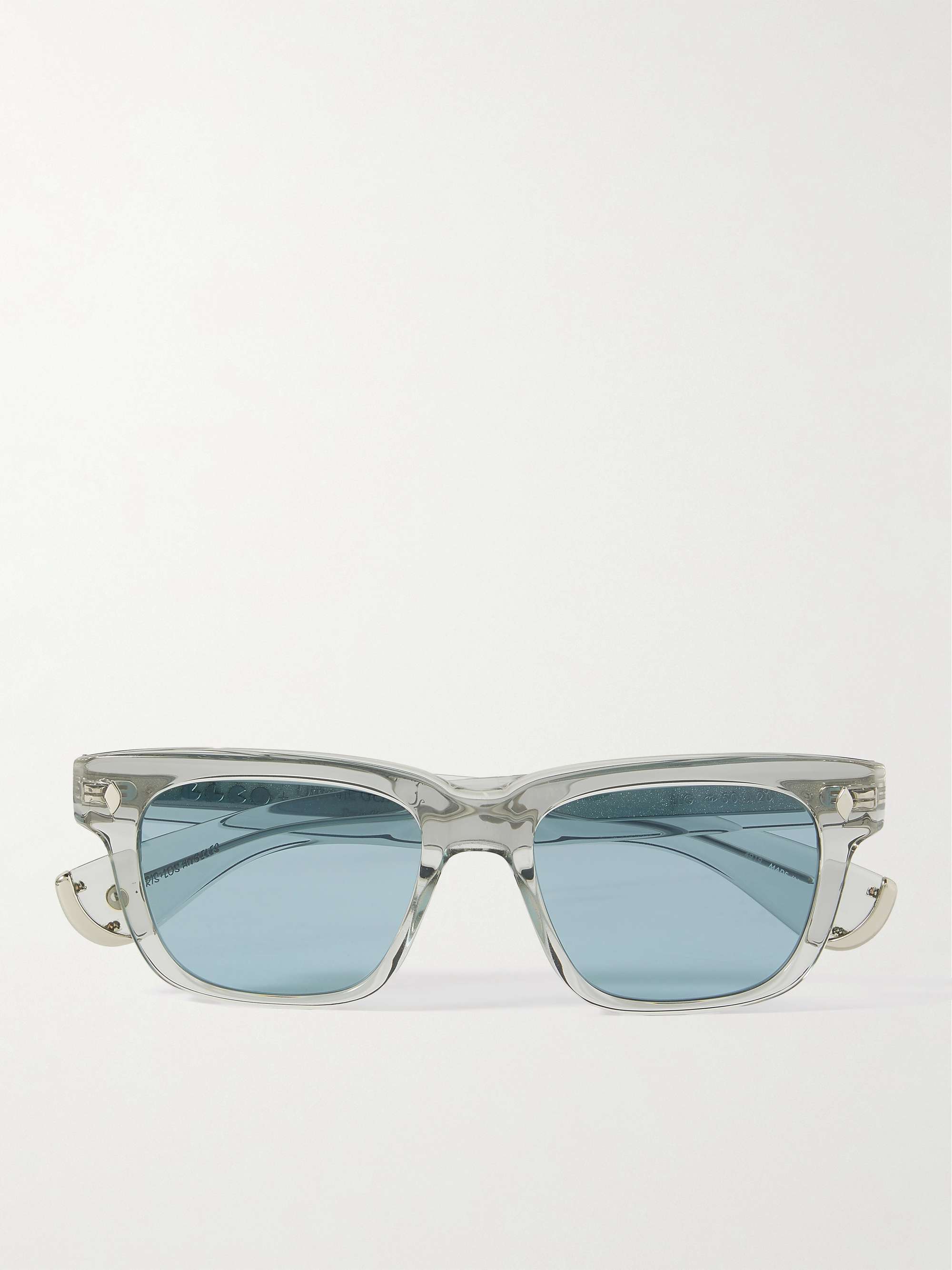 GARRETT LEIGHT CALIFORNIA OPTICAL + Officine Générale Square-Frame Tortoiseshell Acetate Sunglasses