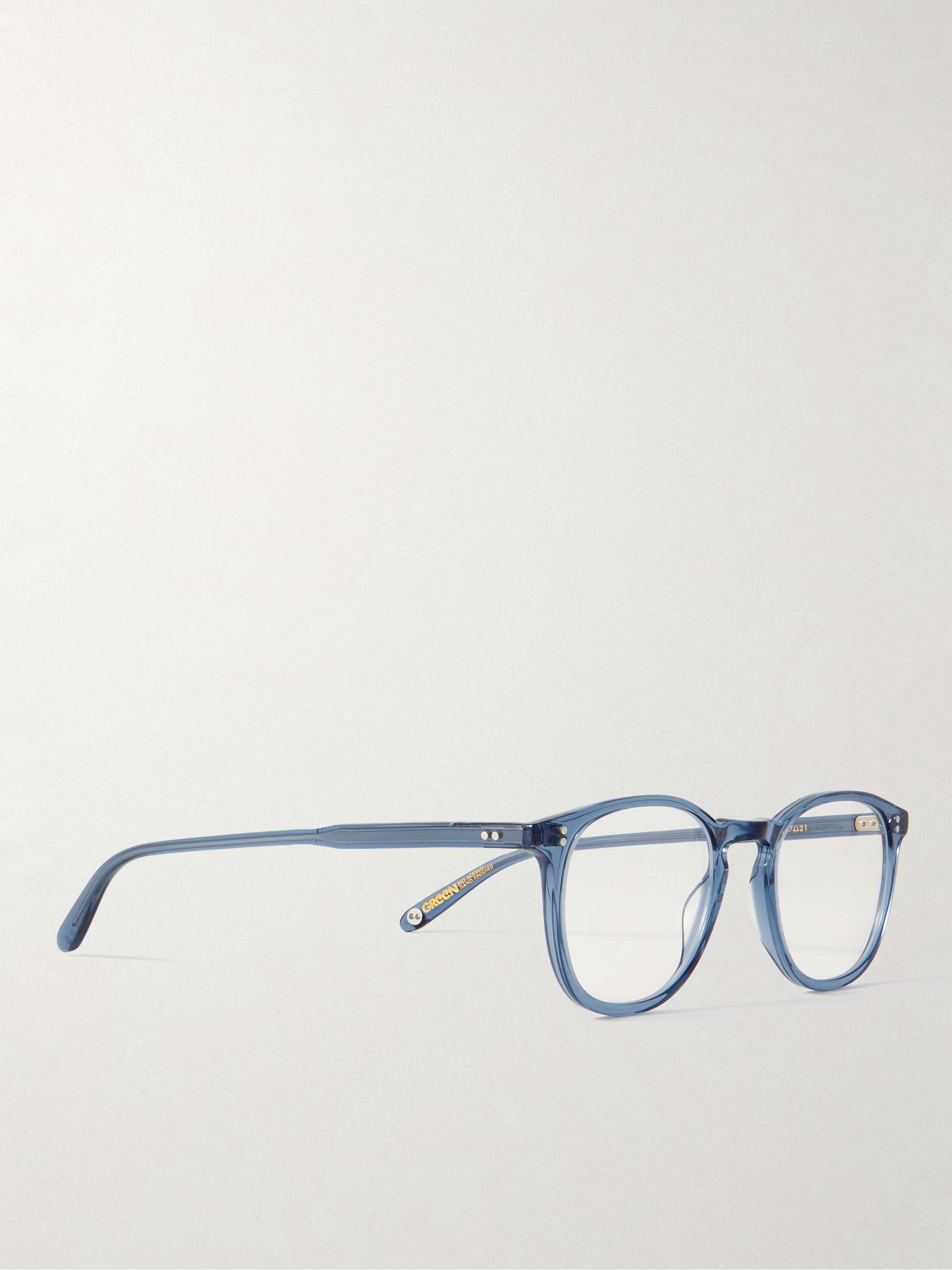 GARRETT LEIGHT CALIFORNIA OPTICAL Kinney Round-Frame Acetate Optical Lenses
