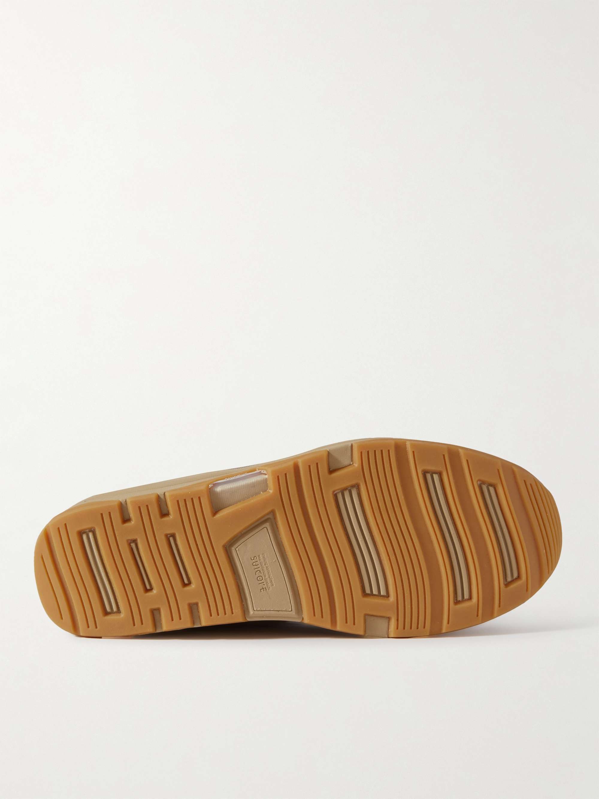 SUICOKE + thisisneverthat® Bower-abTNT Rubber-Trimmed Quilted Suede Boots