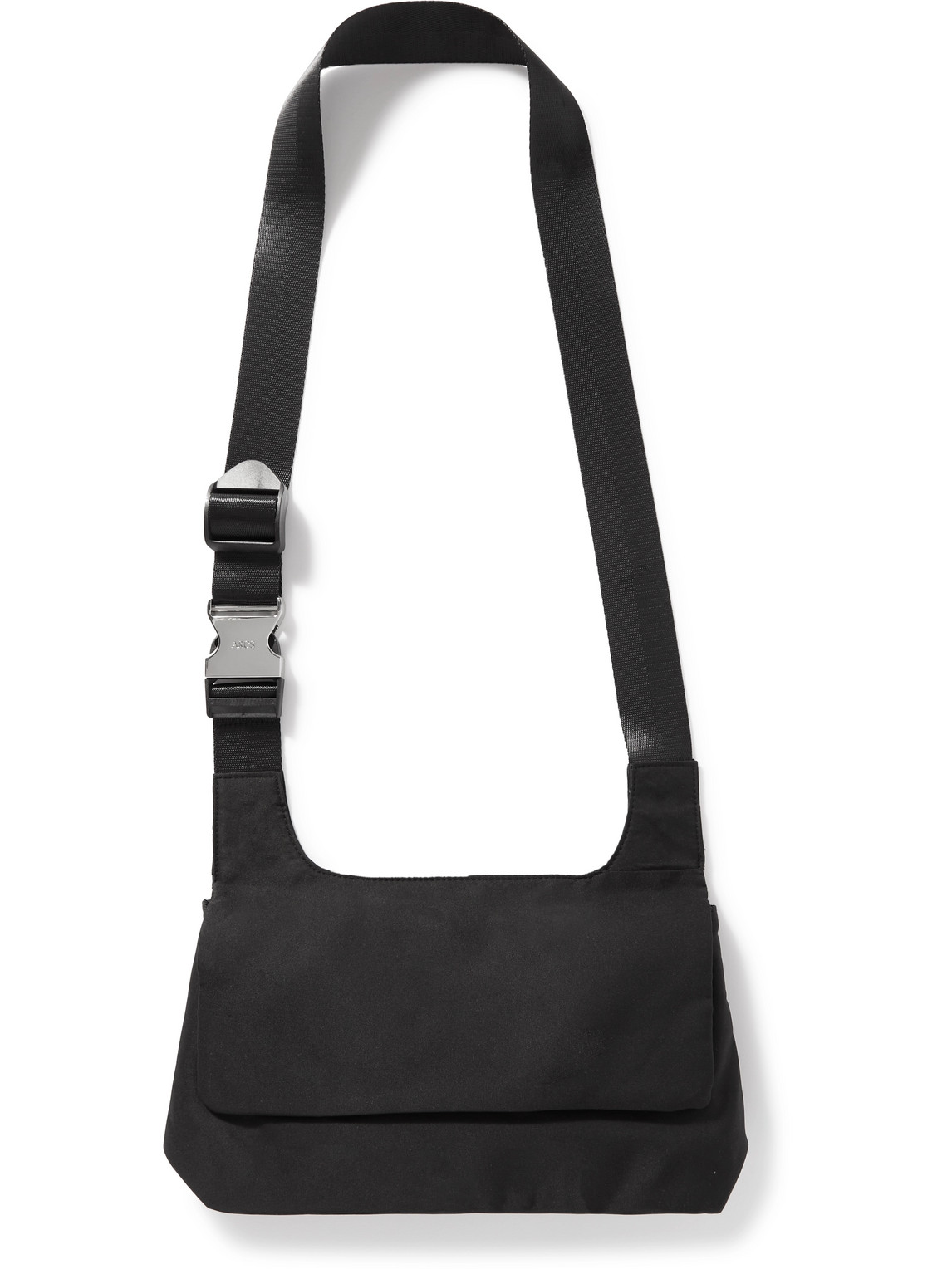 Arcs Club Recycled-shell Messenger Bag In Black