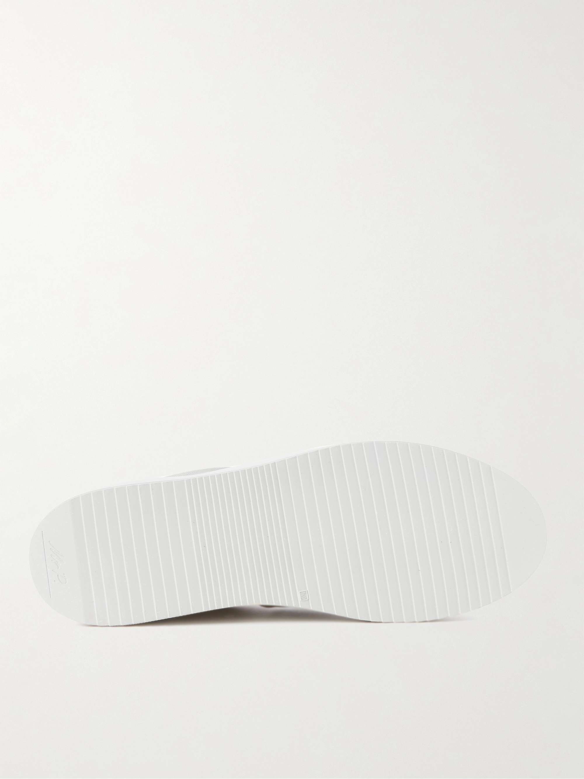 MR P. Suede-Trimmed Canvas Sneakers