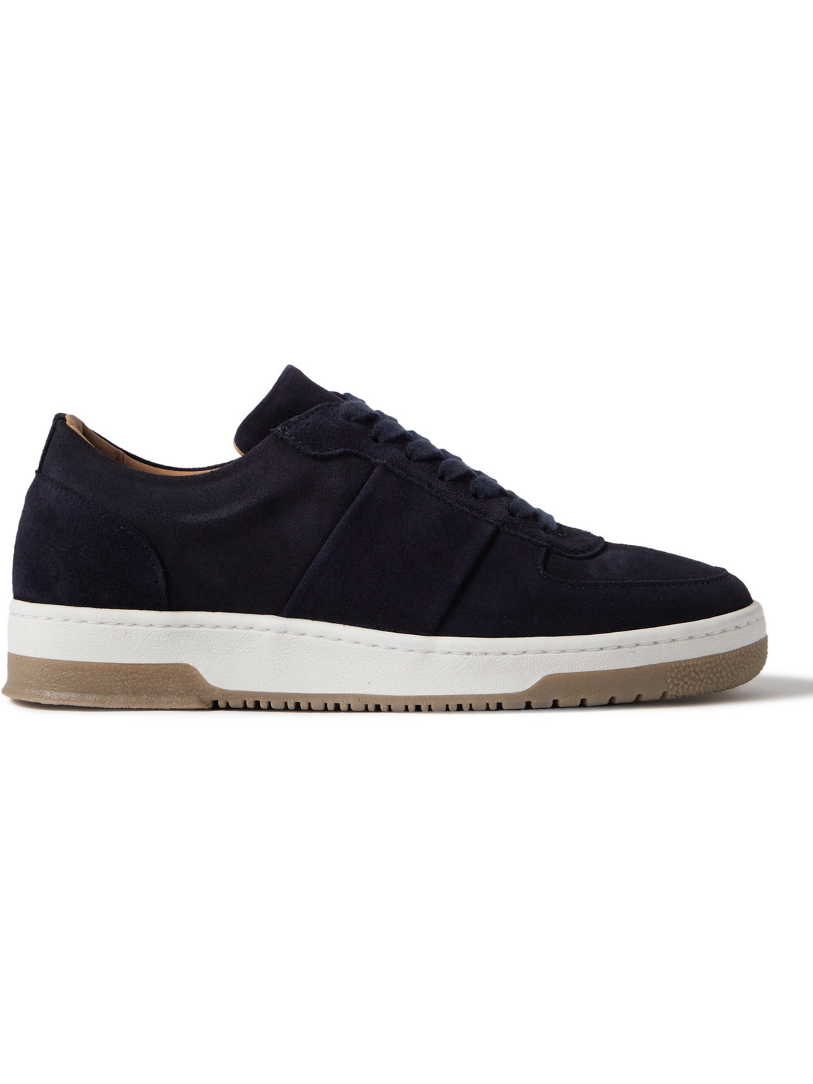 Mr P Larry Suede Sneakers In Blue