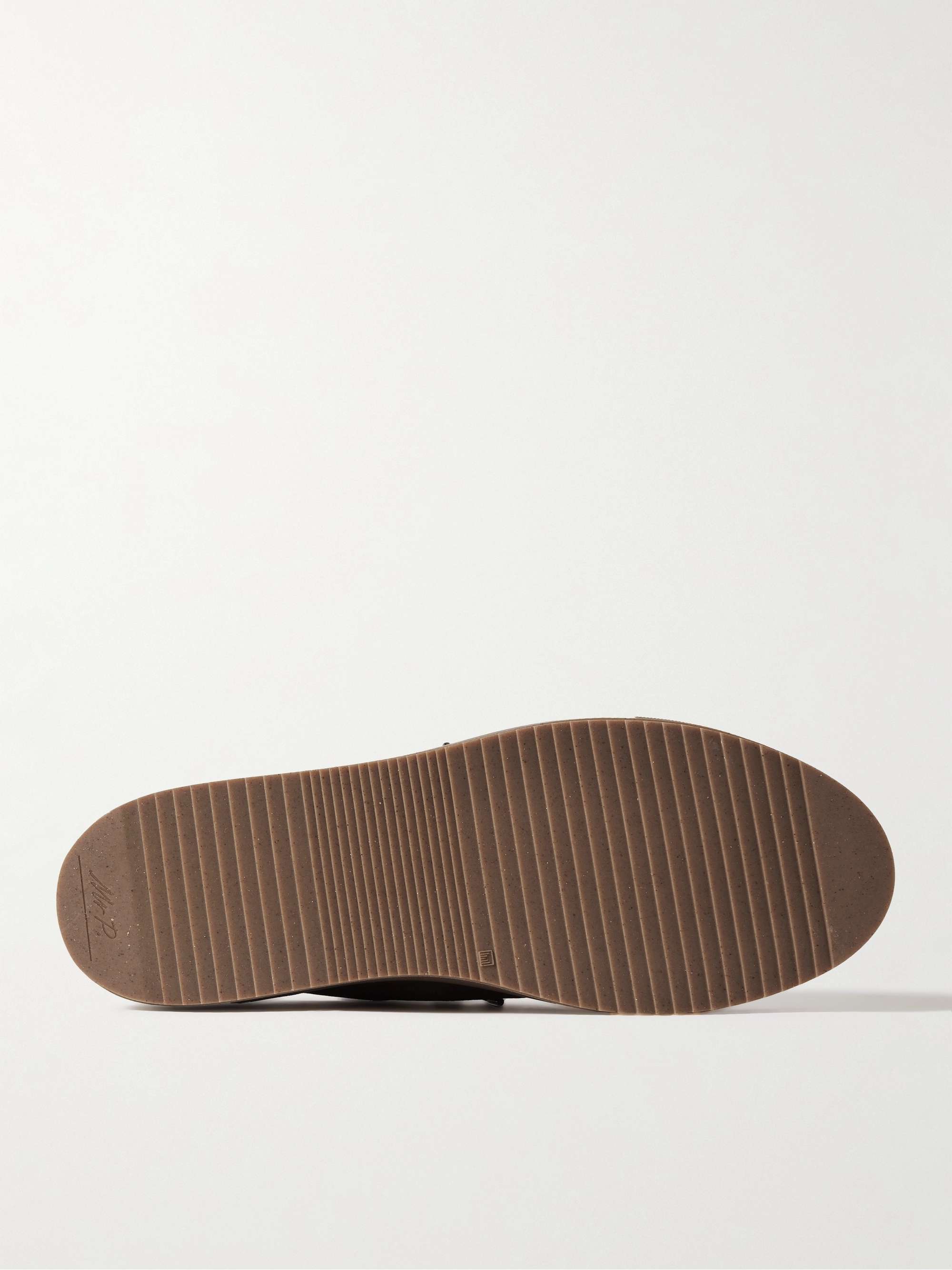 MR P. Detachable Fringed Regenerated Suede by evolo® Derby Shoes