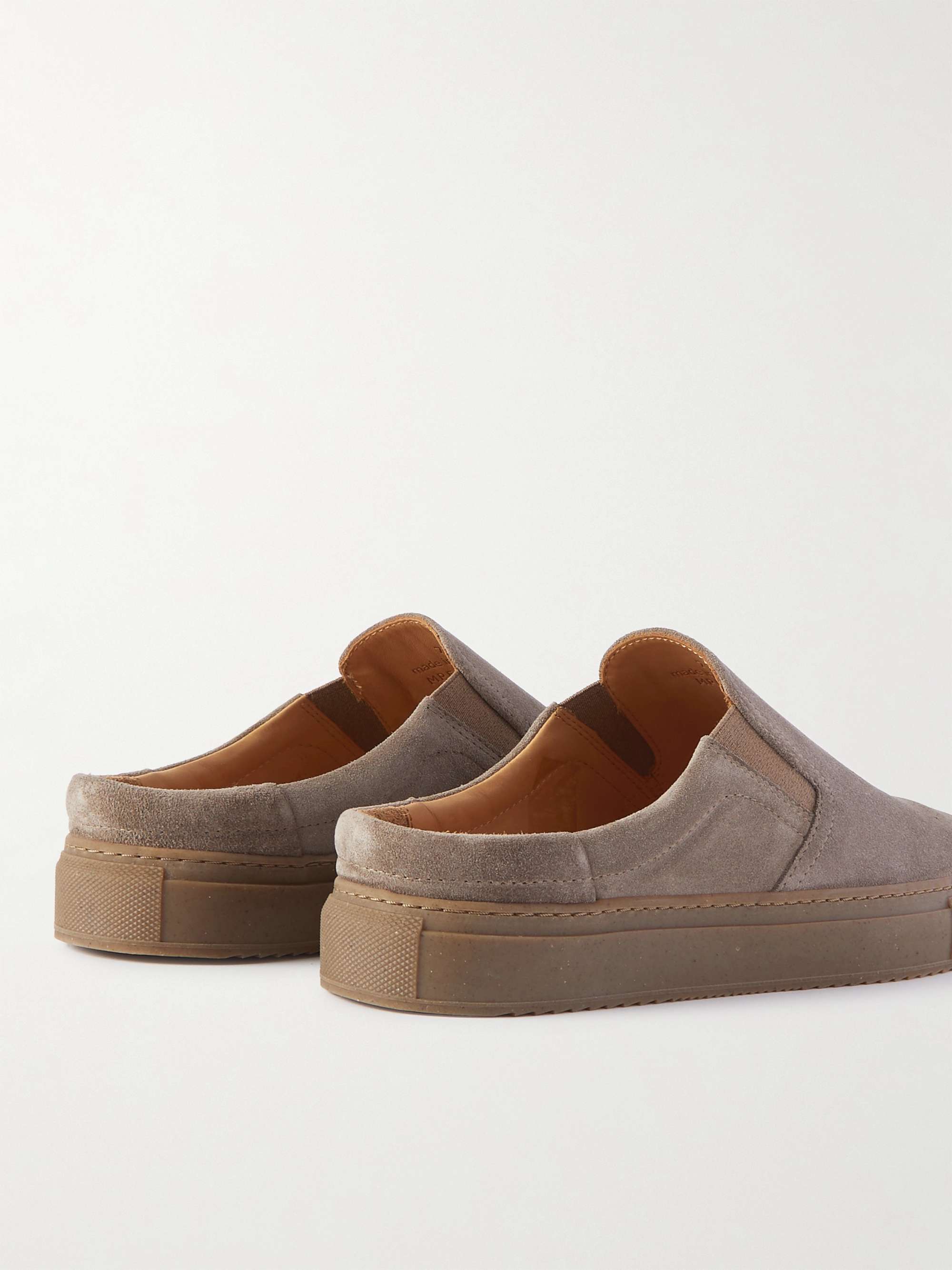 MR P. Larry Suede Backless Slip-On Sneakers