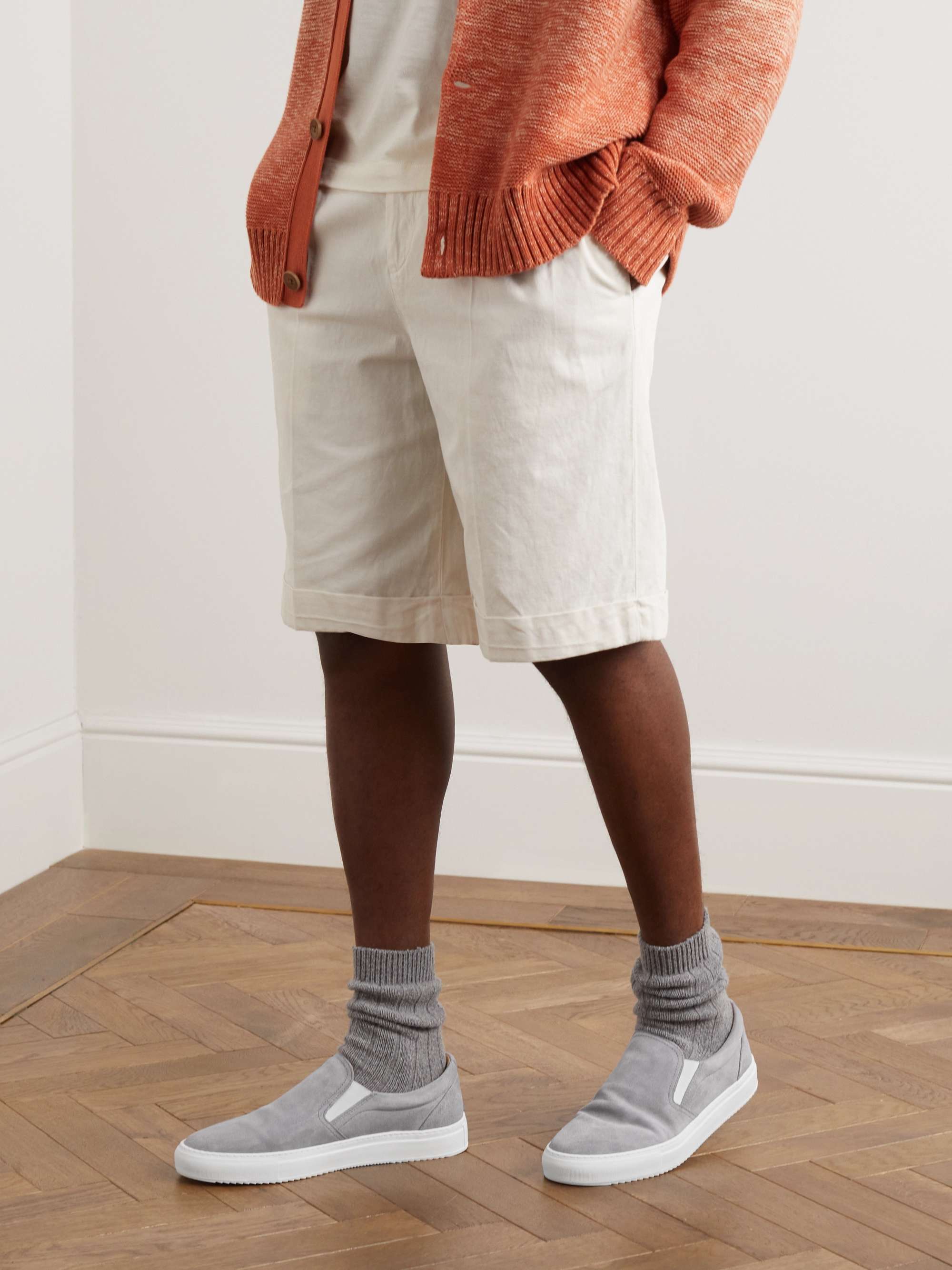 MR P. Regenerated Suede by evolo® Slip-On Sneakers