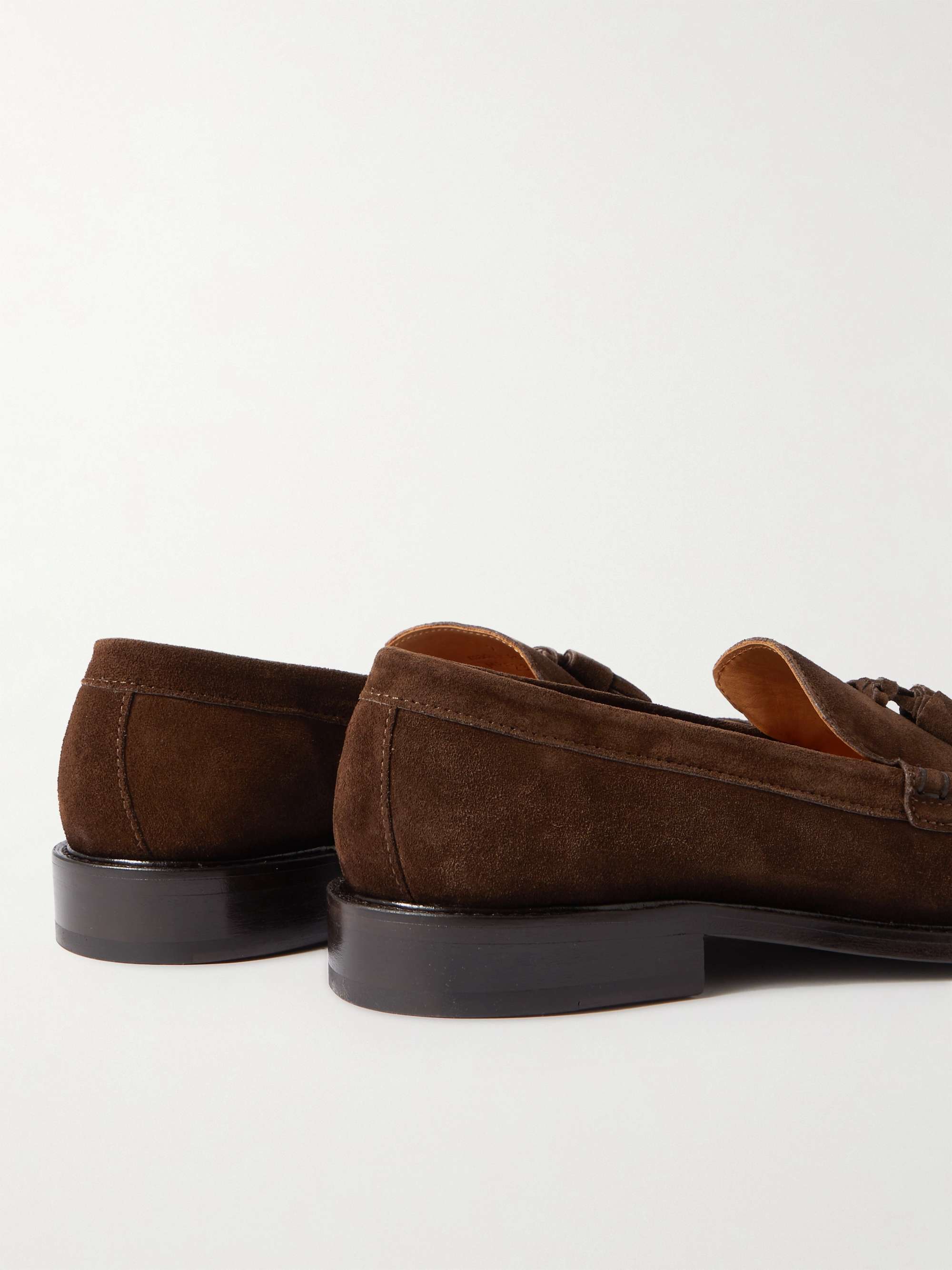 MR P. Tasseled Regenerated Suede by evolo® Loafers