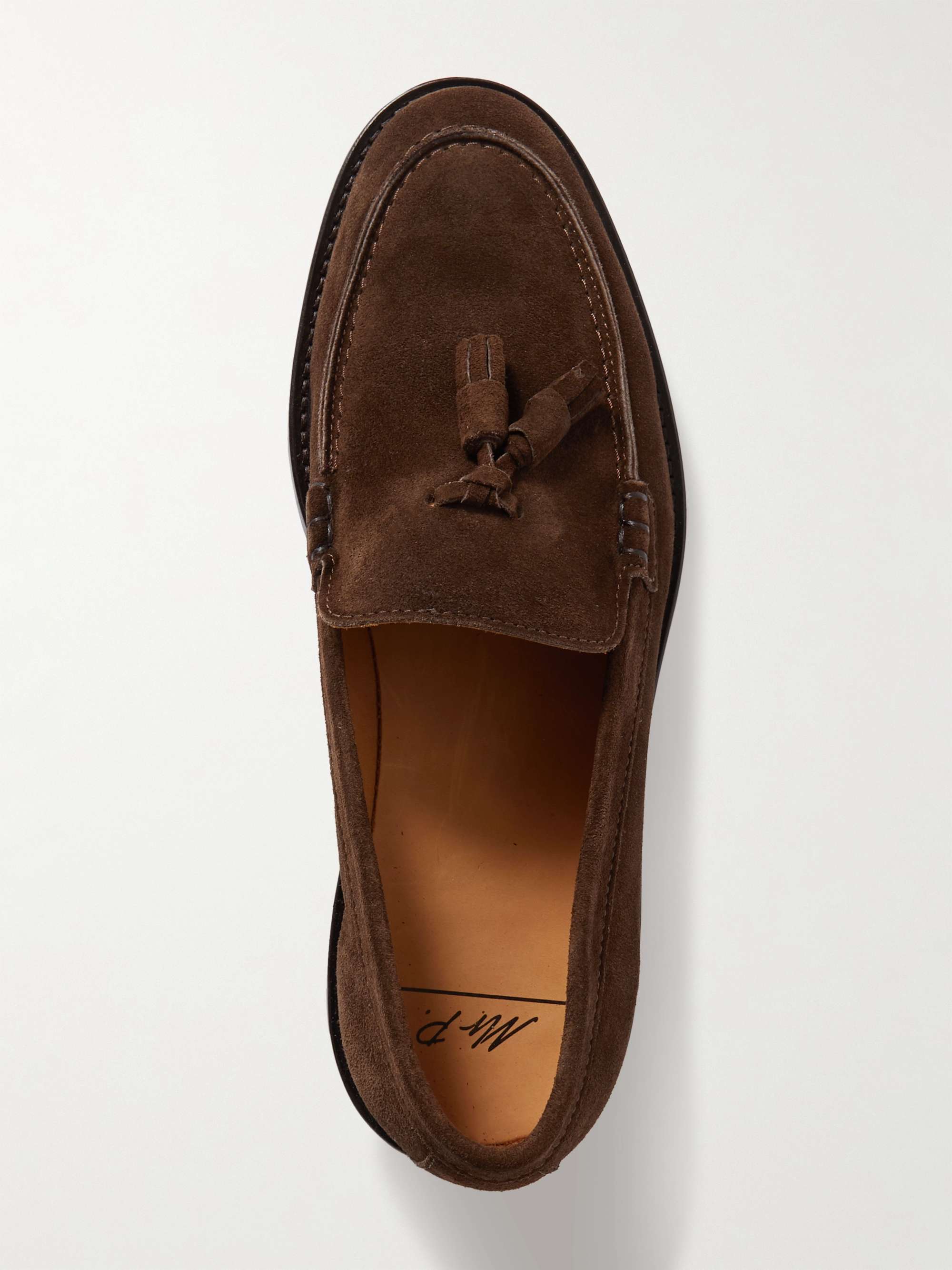 MR P. Tasseled Regenerated Suede by evolo® Loafers