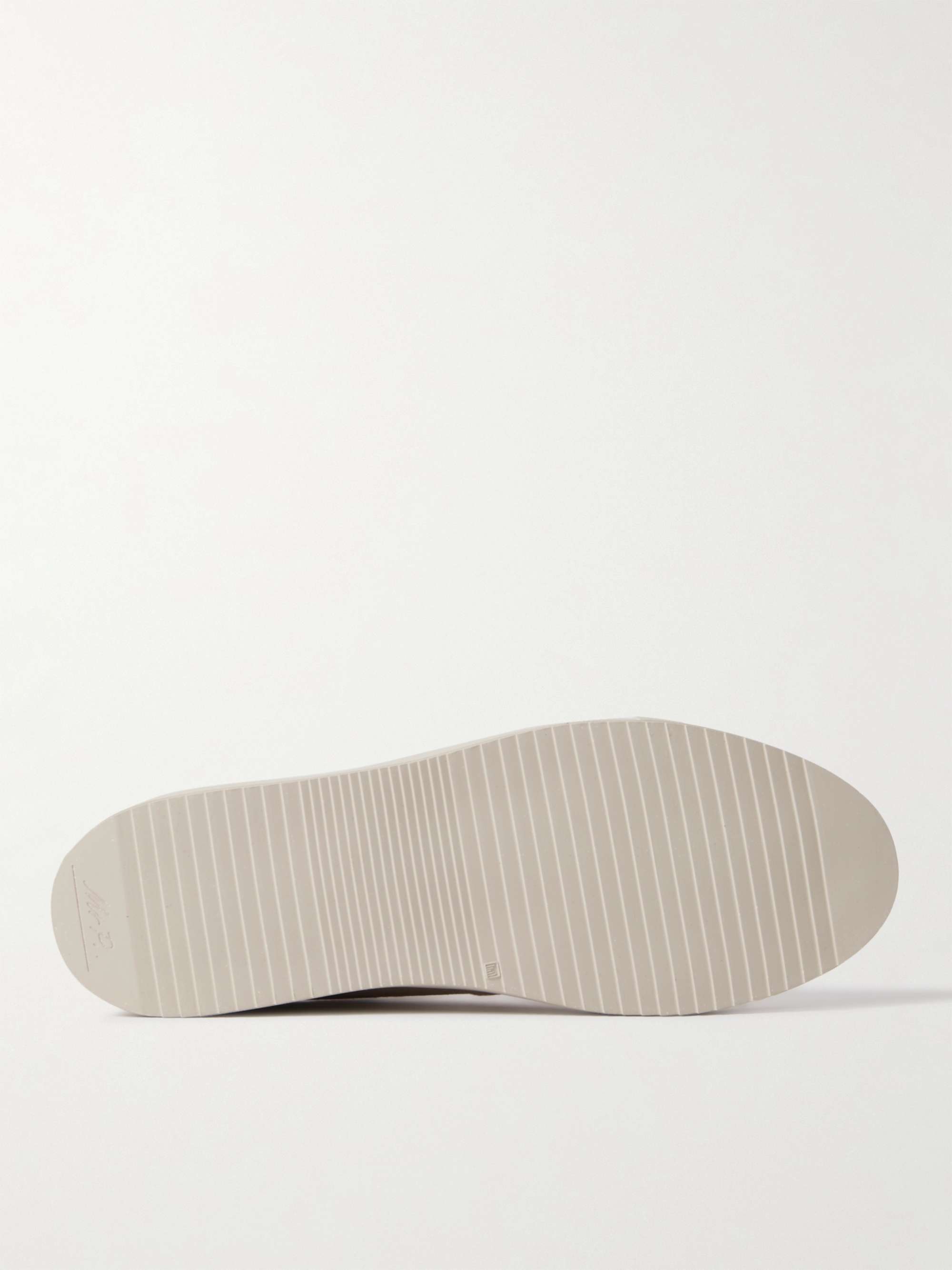 MR P. Larry Canvas and Suede Slip-On Sneakers