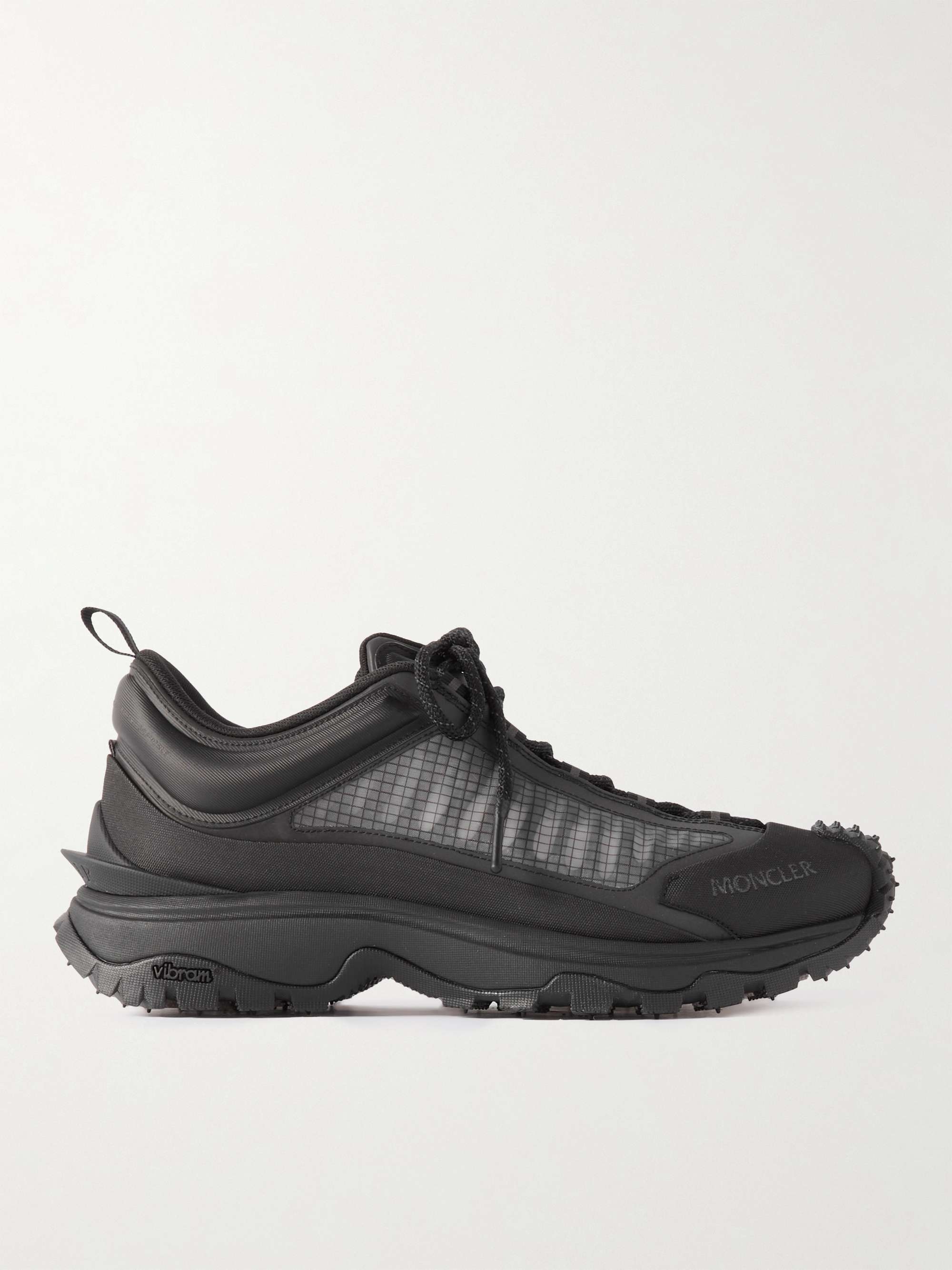 MONCLER Mesh and Rubber Sneakers