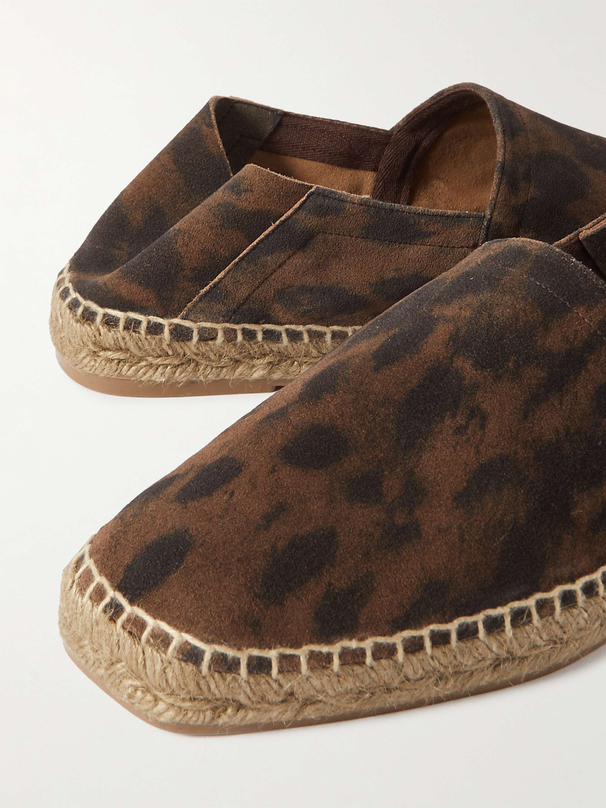 TOM FORD Barnes Leopard-Print Suede Espadrillas