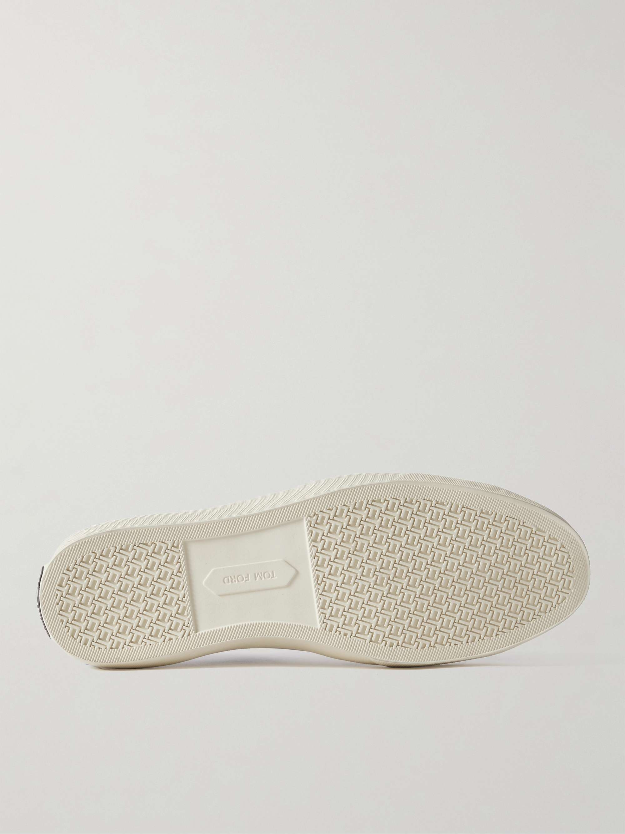 TOM FORD Cambridge Leather-Trimmed Suede Sneakers