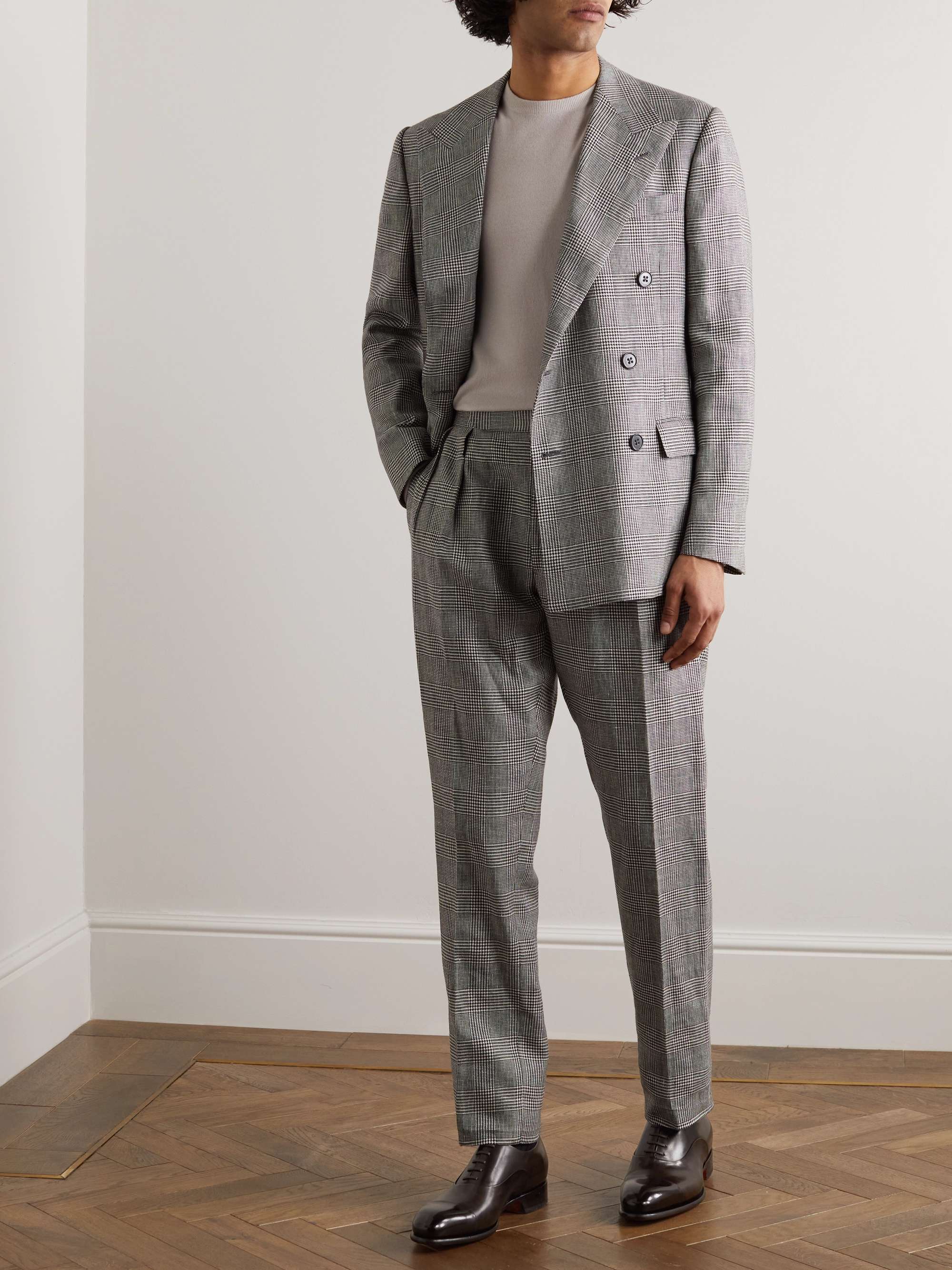 SANTONI Issac Leather Oxford Shoes