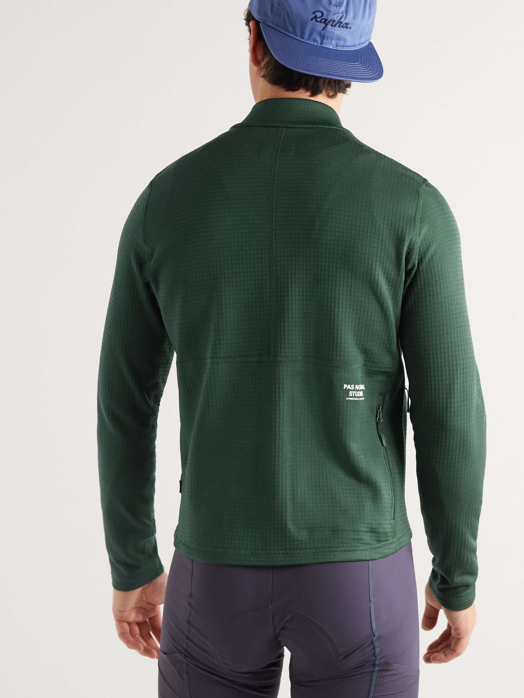 PAS NORMAL STUDIOS Escapism Logo-Print Stretch-Jersey Cycling Jacket