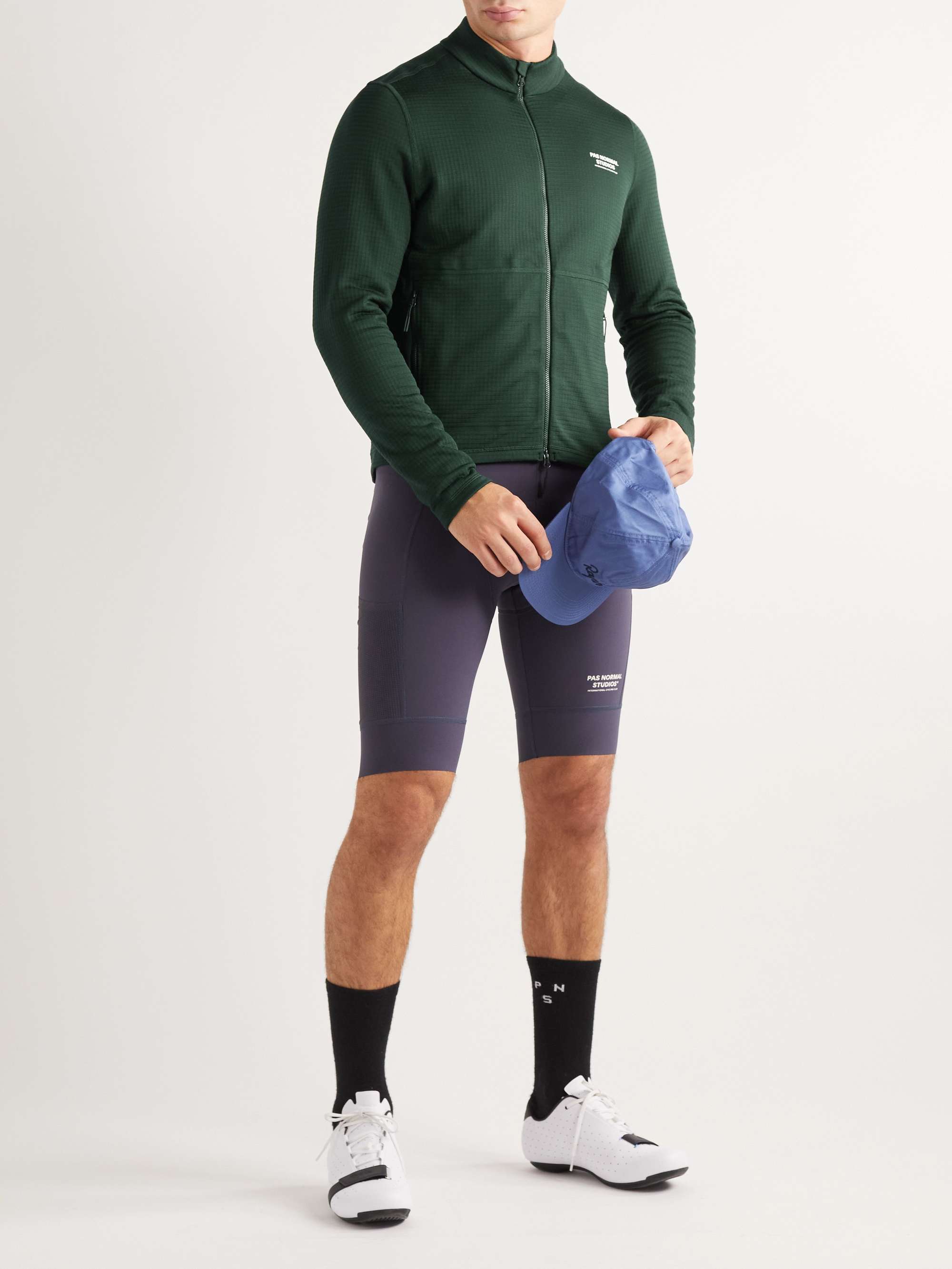 PAS NORMAL STUDIOS Escapism Logo-Print Stretch-Jersey Cycling Jacket