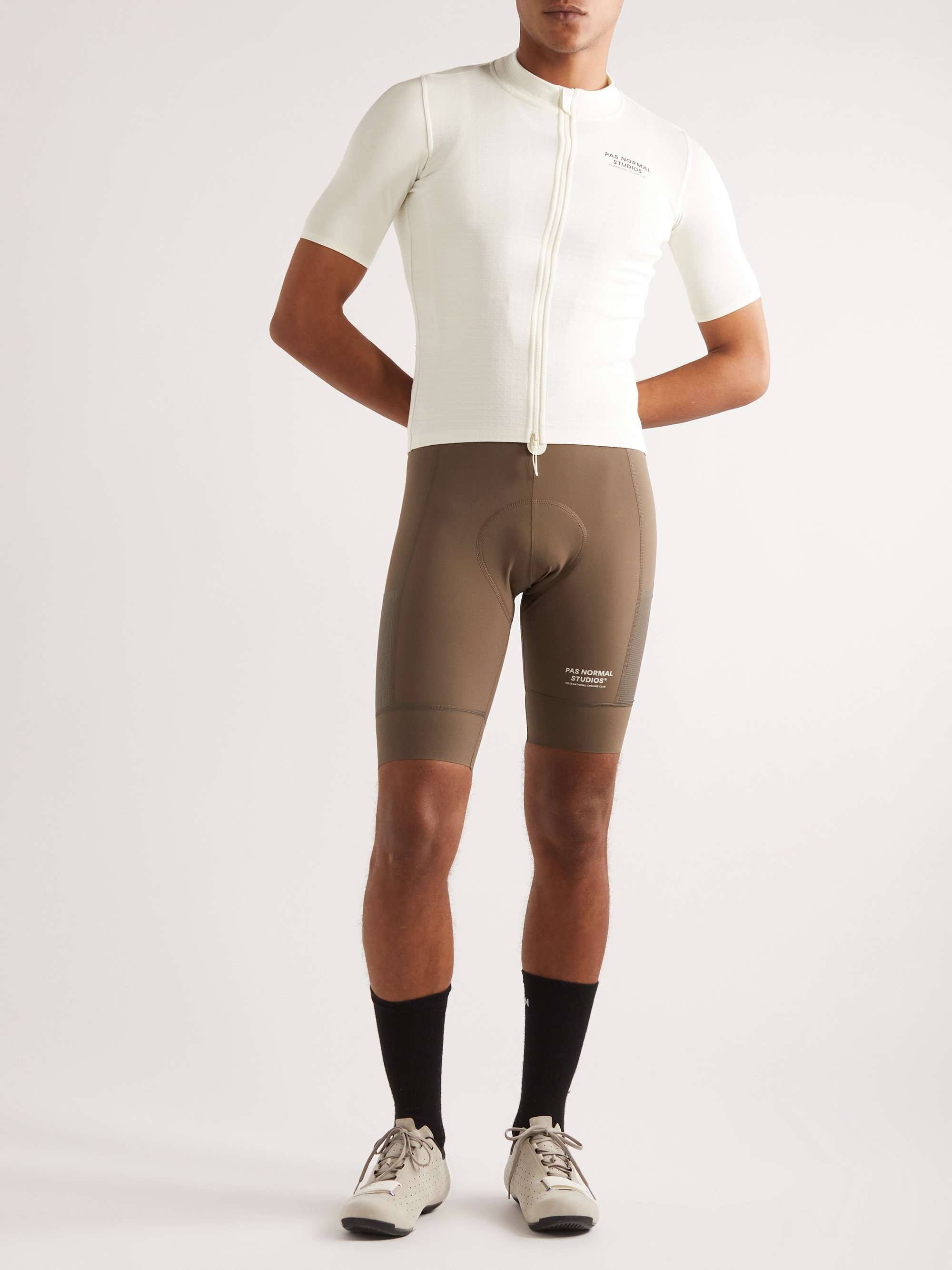 PAS NORMAL STUDIOS Escapism Logo-Print Cycling Jersey