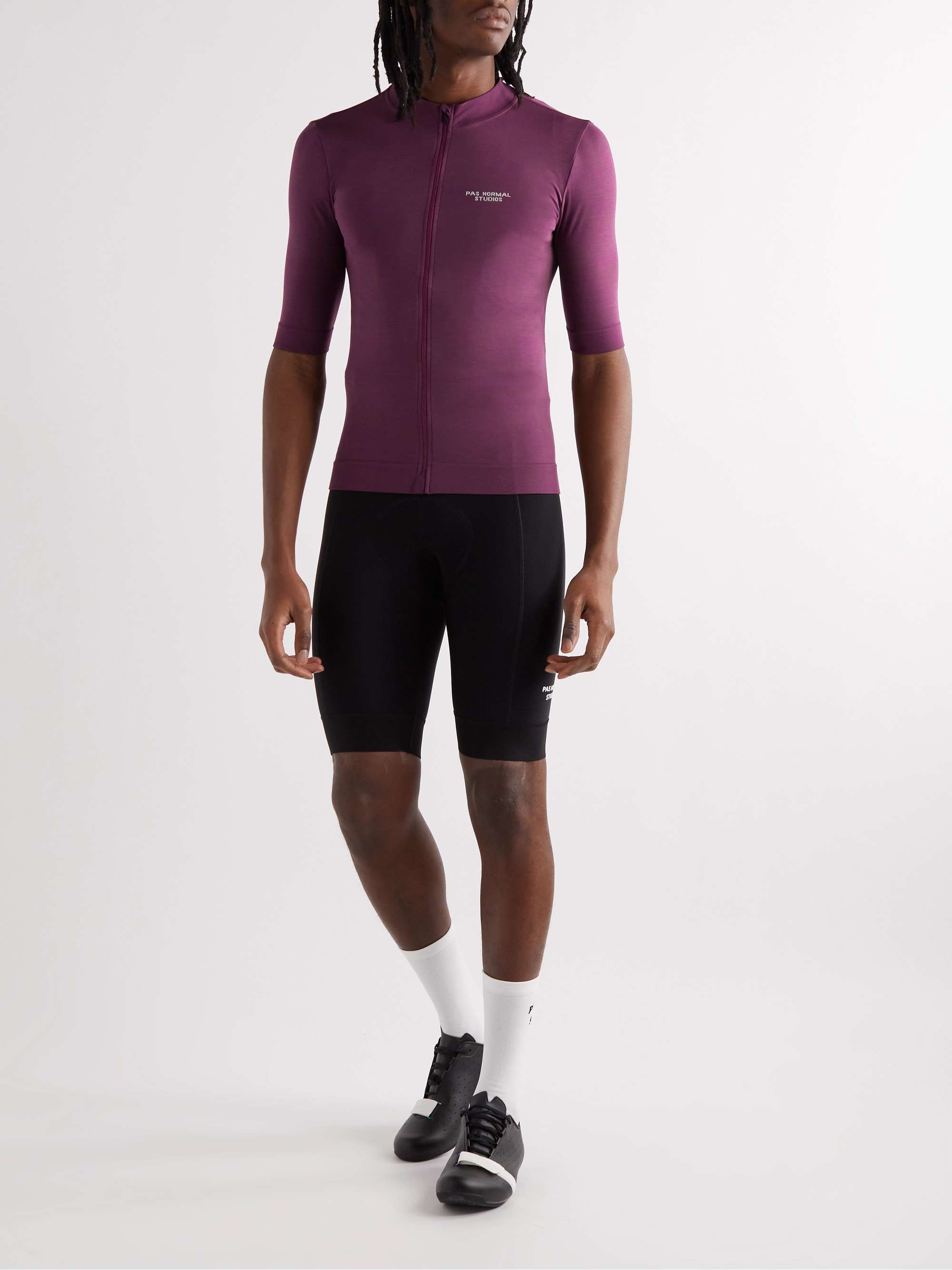 PAS NORMAL STUDIOS Escapism Logo-Print Cycling Jersey
