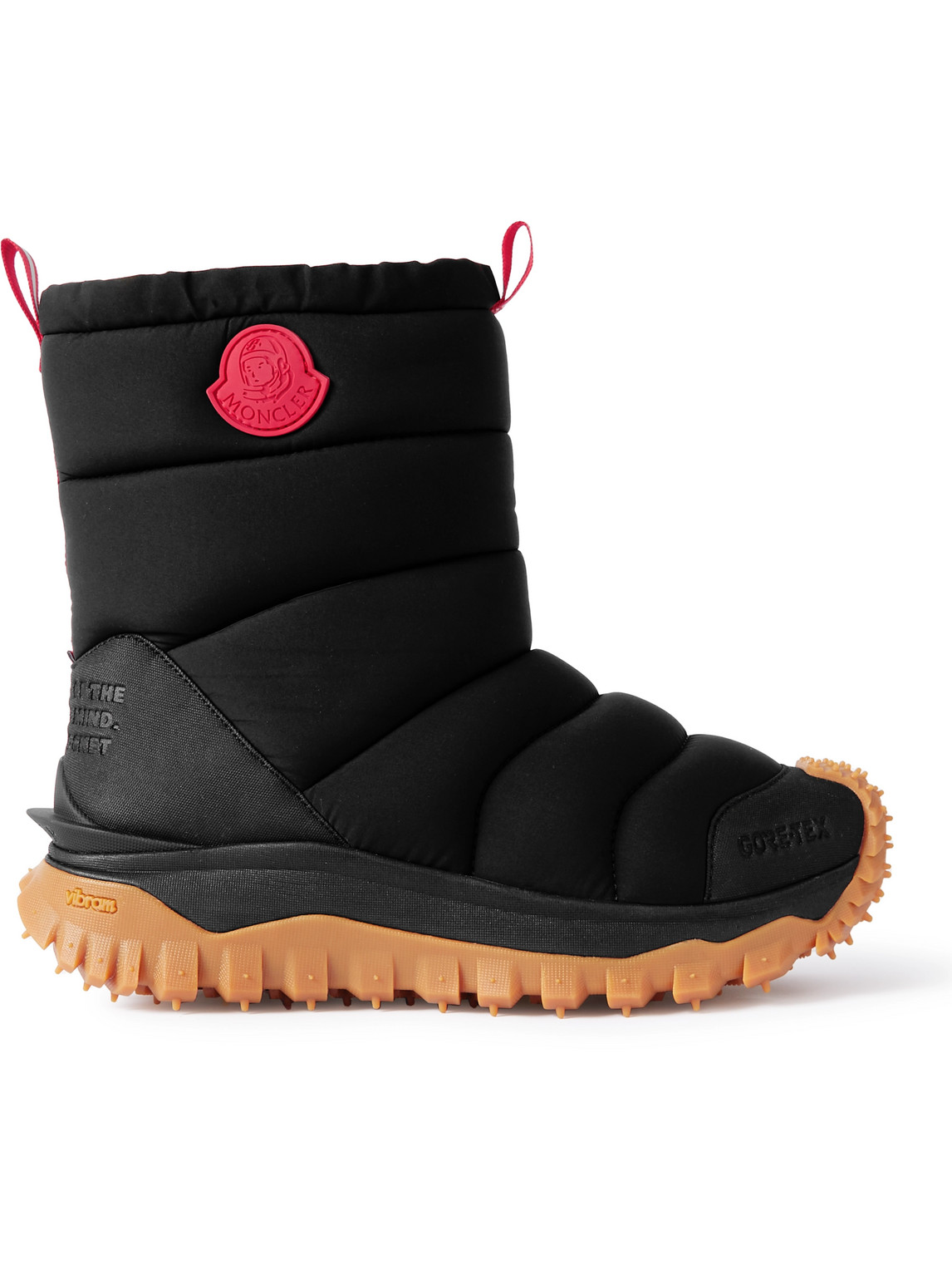 Shop Moncler Genius Billionaire Boys Club Quilted Gore-tex® Snow Boots In Black