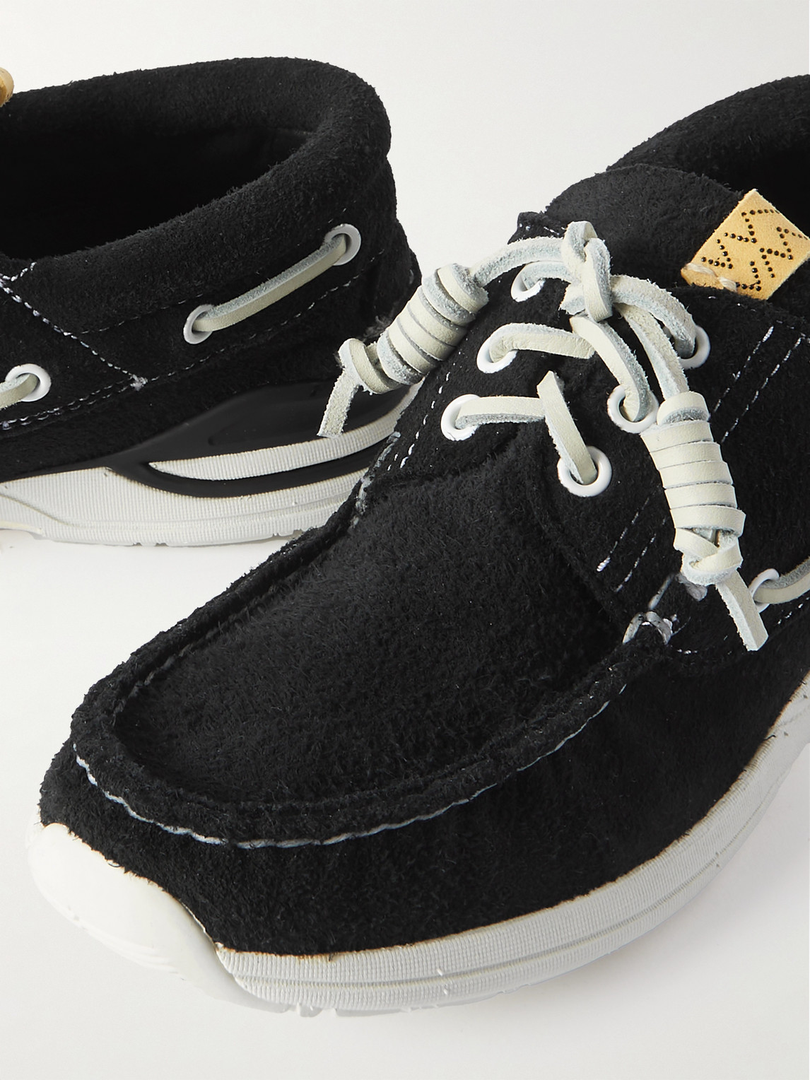 Visvim Hockney-Folk Suede Boat Shoes | Smart Closet