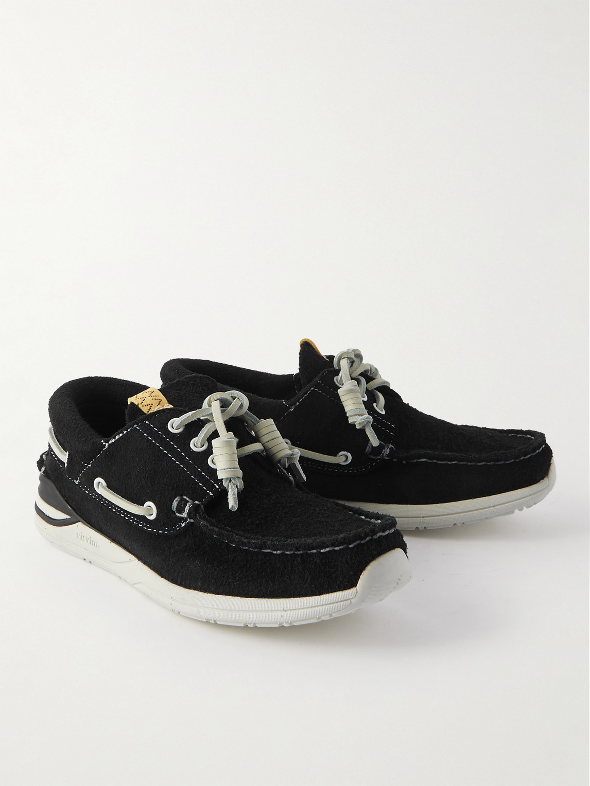 Visvim Hockney Folk Suede Boat Shoes Smart Closet