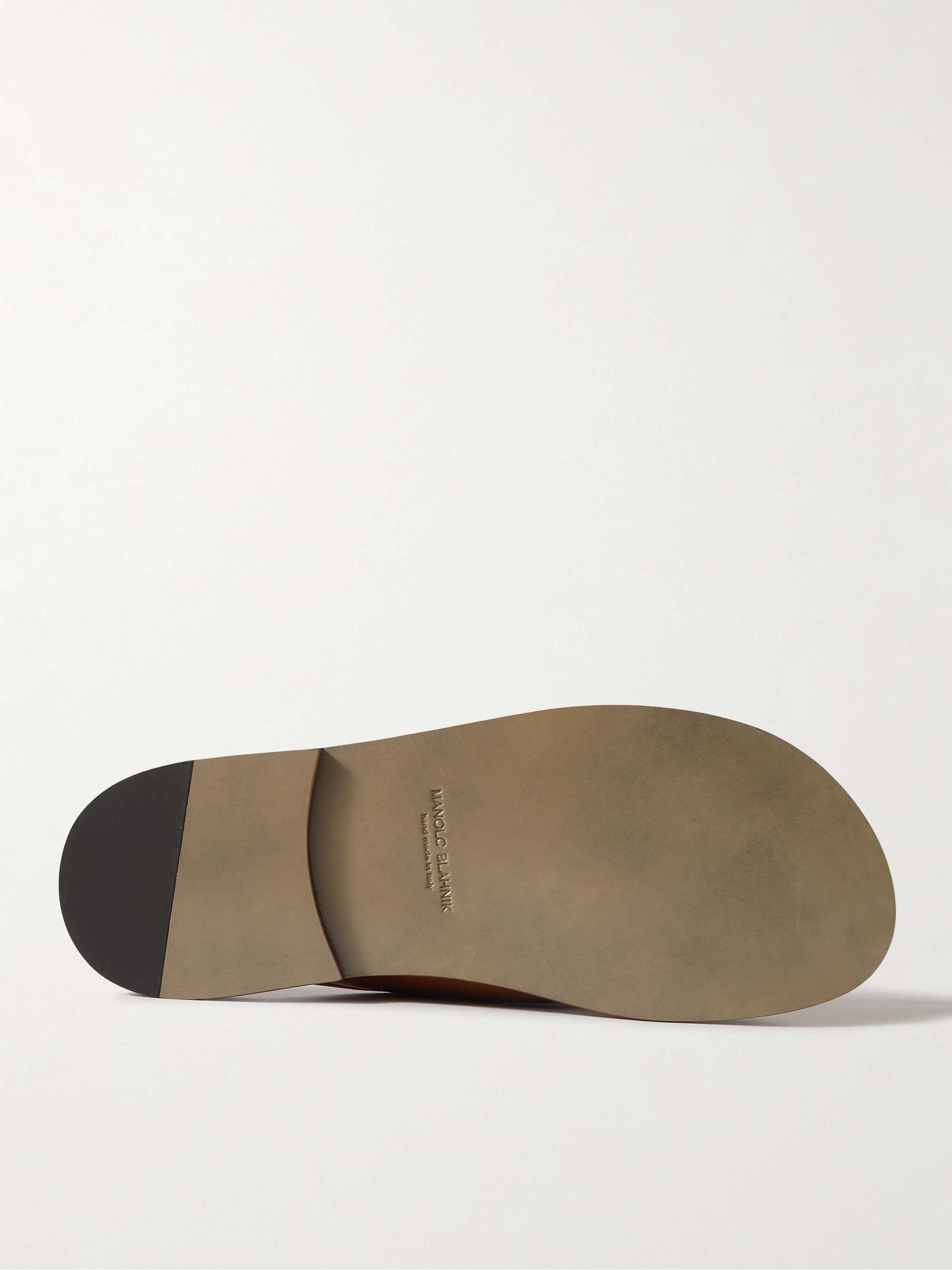 MANOLO BLAHNIK Otawi Leather Sandals