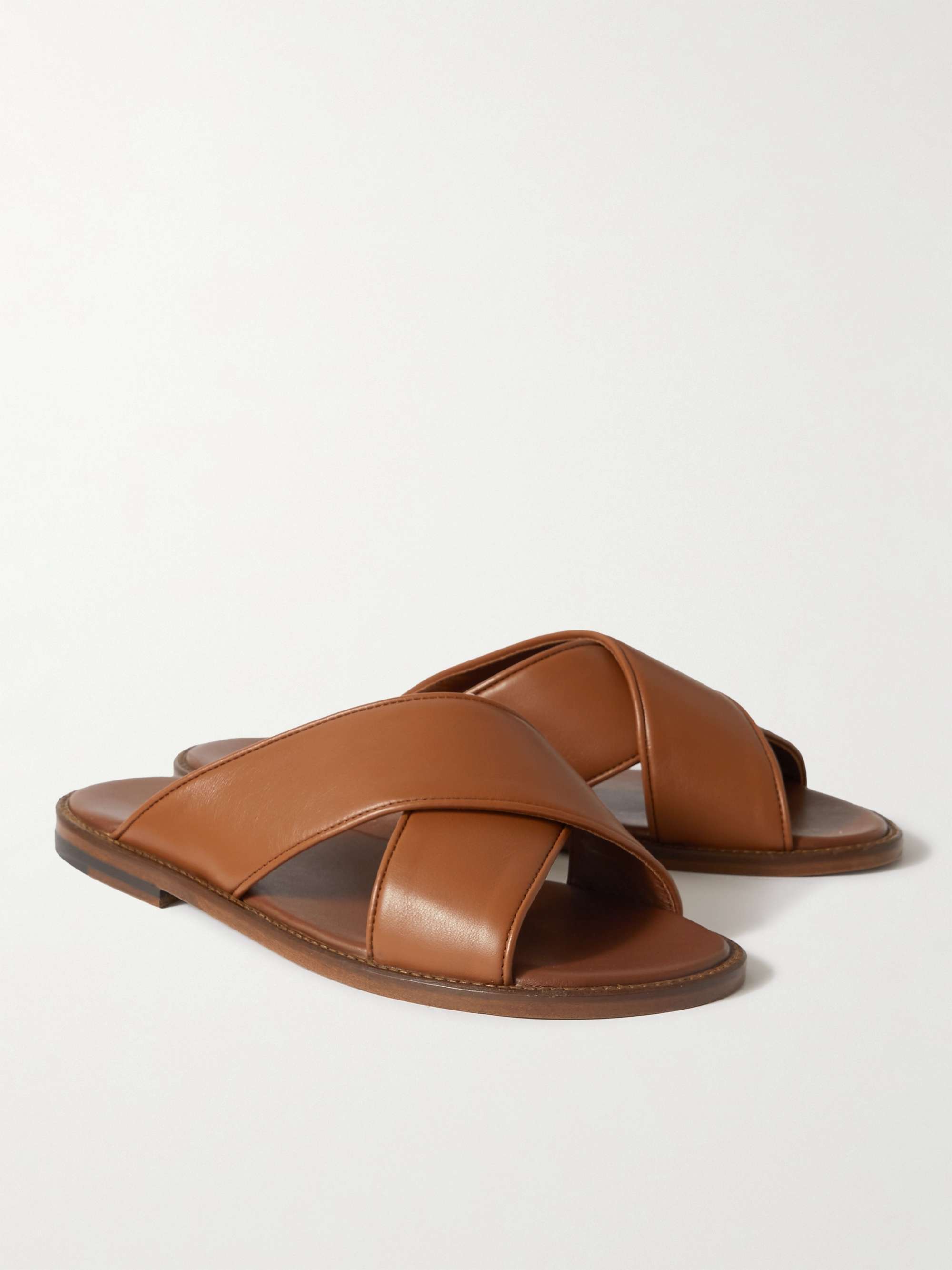 MANOLO BLAHNIK Otawi Leather Sandals