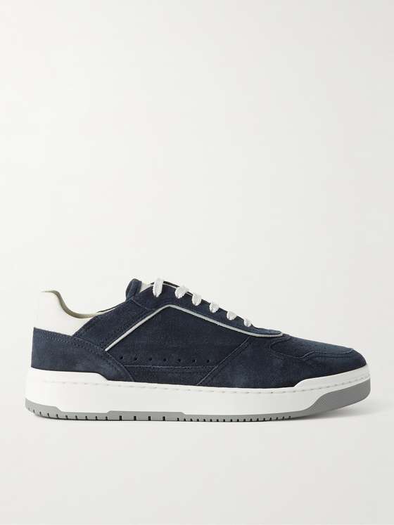 mrporter.com | Sneakers aus Veloursleder mit Lederbesätzen