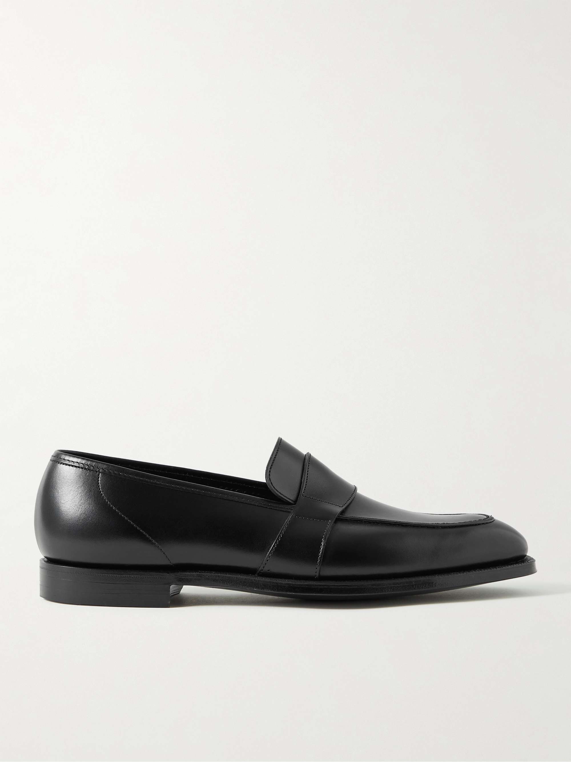 GEORGE CLEVERLEY Owen Leather Penny Loafers for Men | MR PORTER