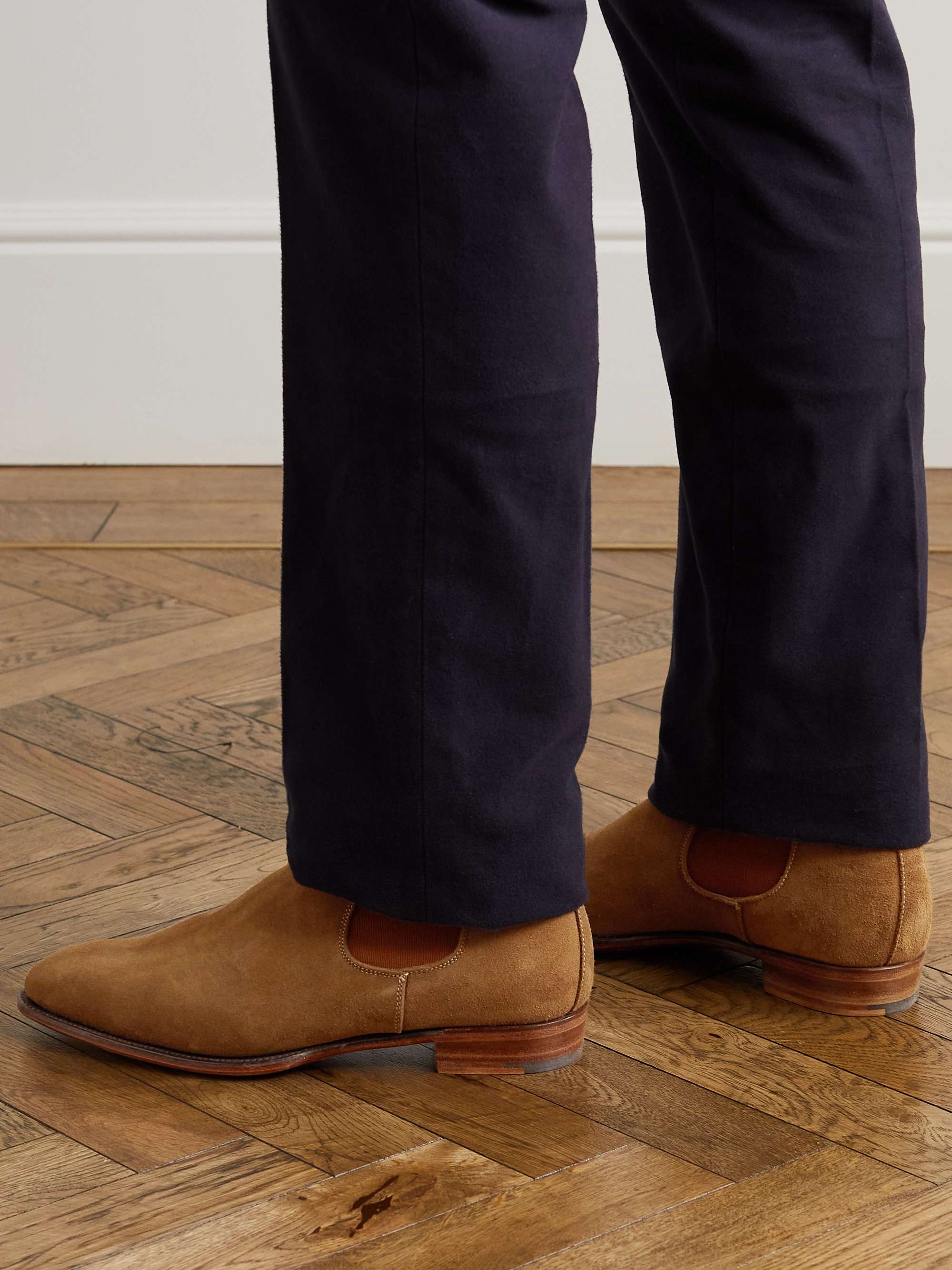 GEORGE CLEVERLEY Jason Suede Chelsea Boots