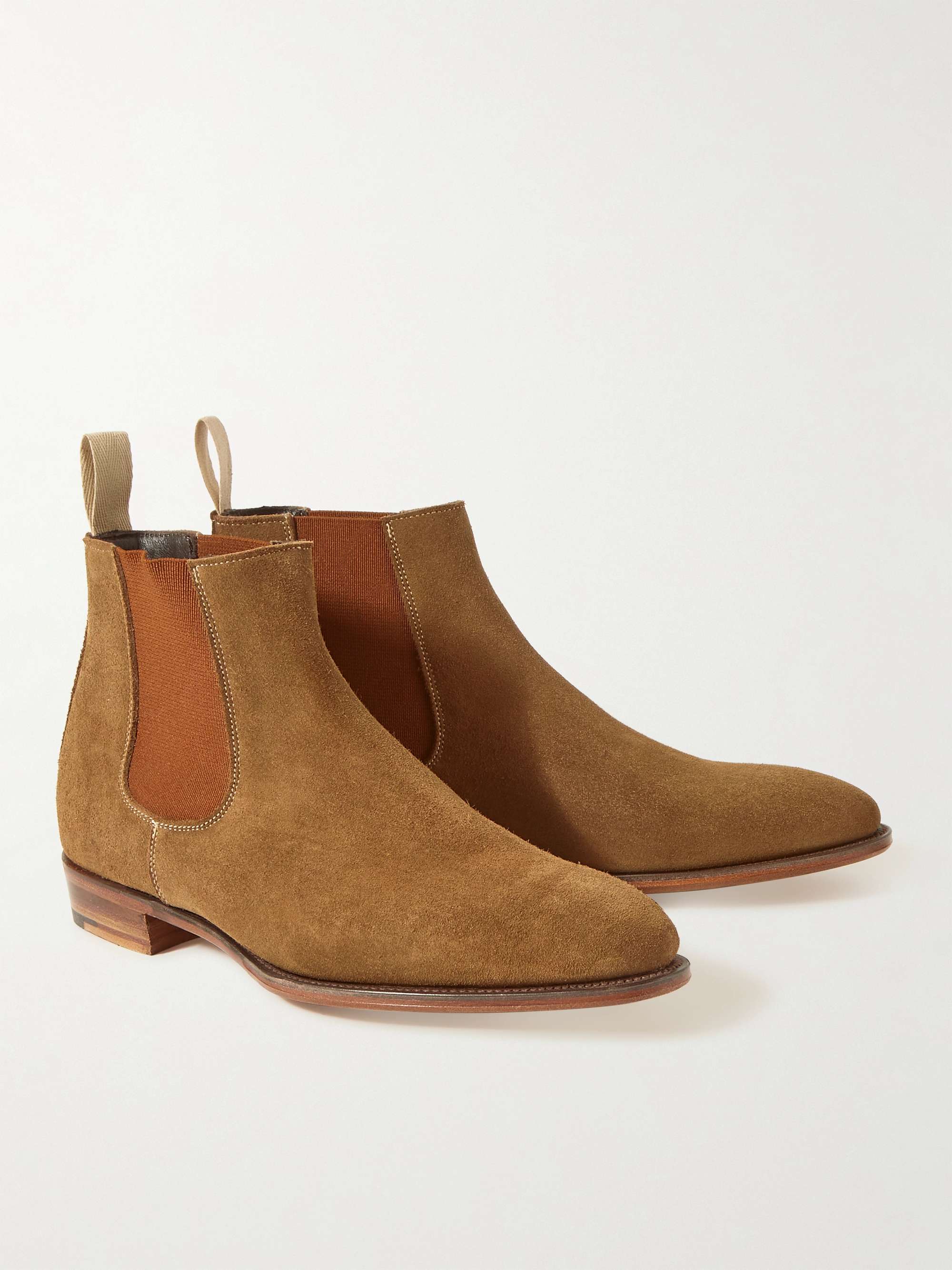 GEORGE CLEVERLEY Jason Suede Chelsea Boots