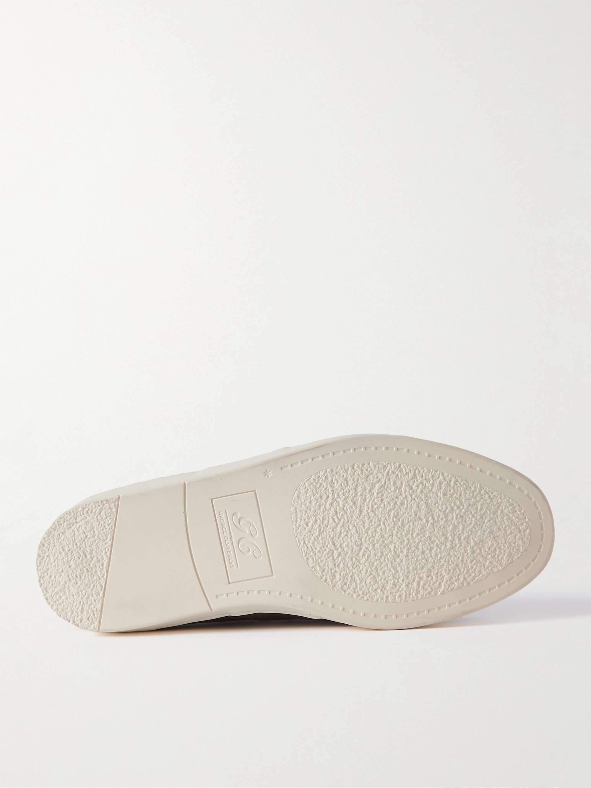GEORGE CLEVERLEY Joey Full-Grain Suede Penny Loafers