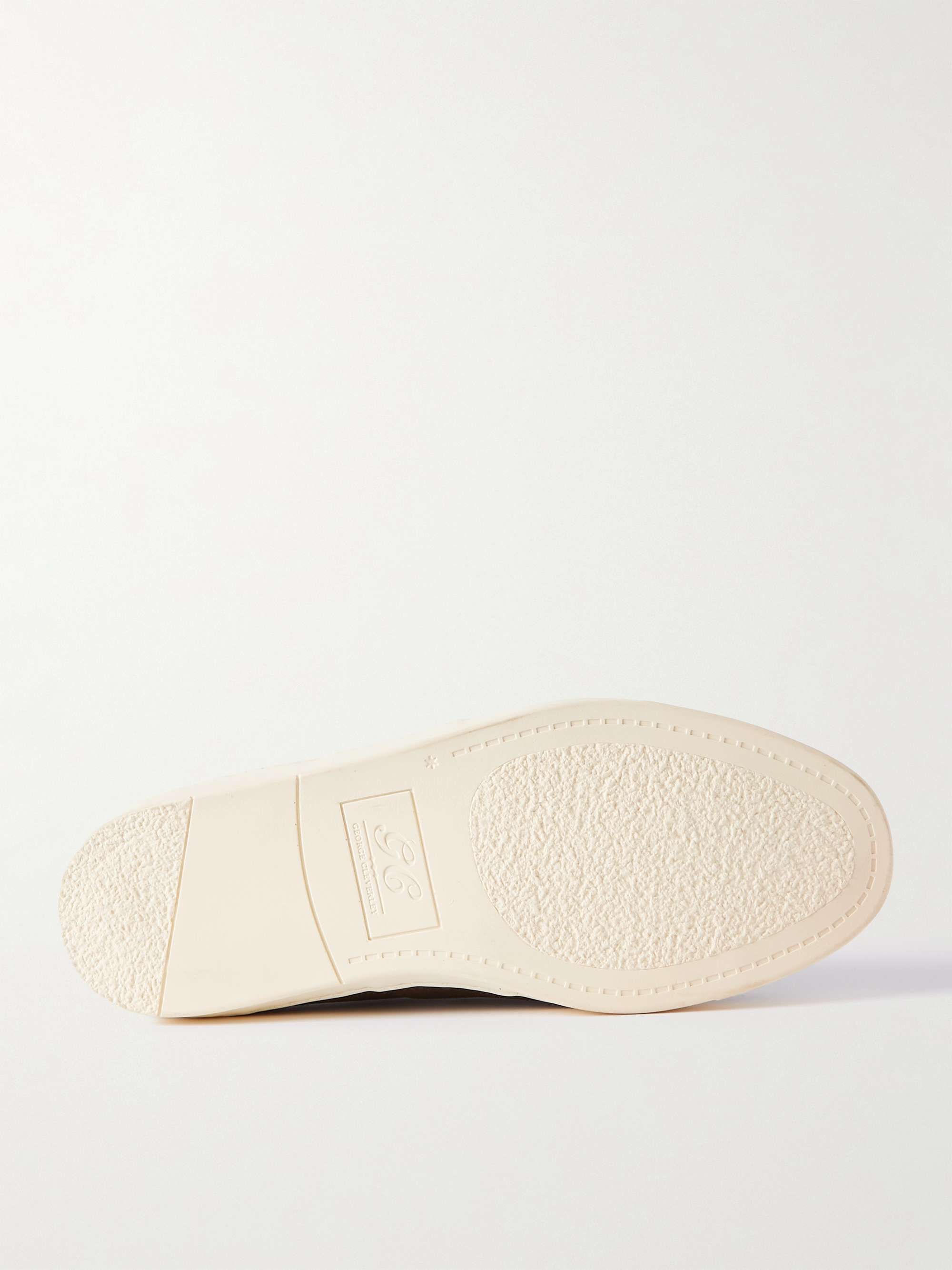 GEORGE CLEVERLEY Joey Full-Grain Suede Penny Loafers