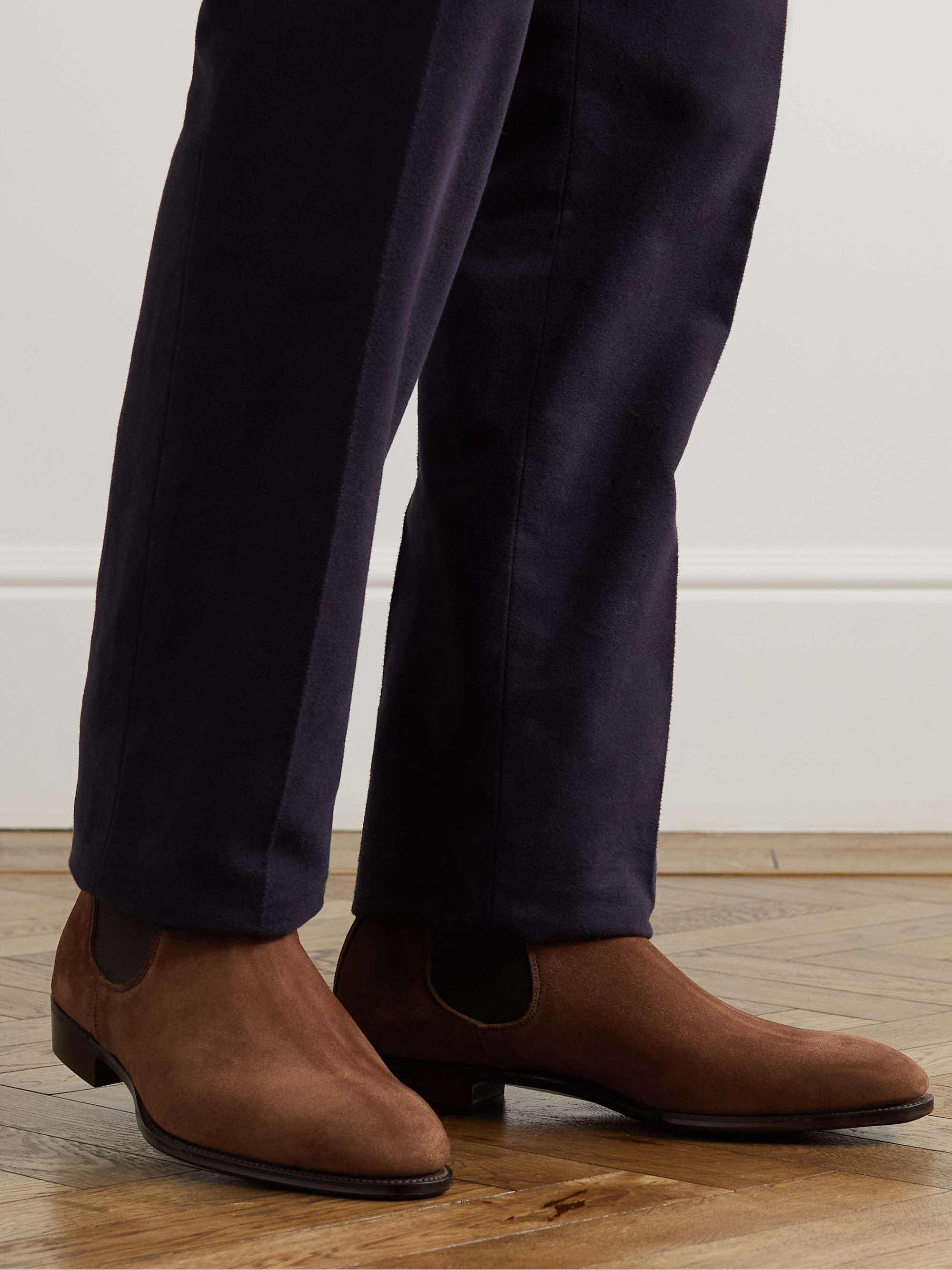 CLEVERLEY Jason Suede Chelsea Boots for Men MR PORTER