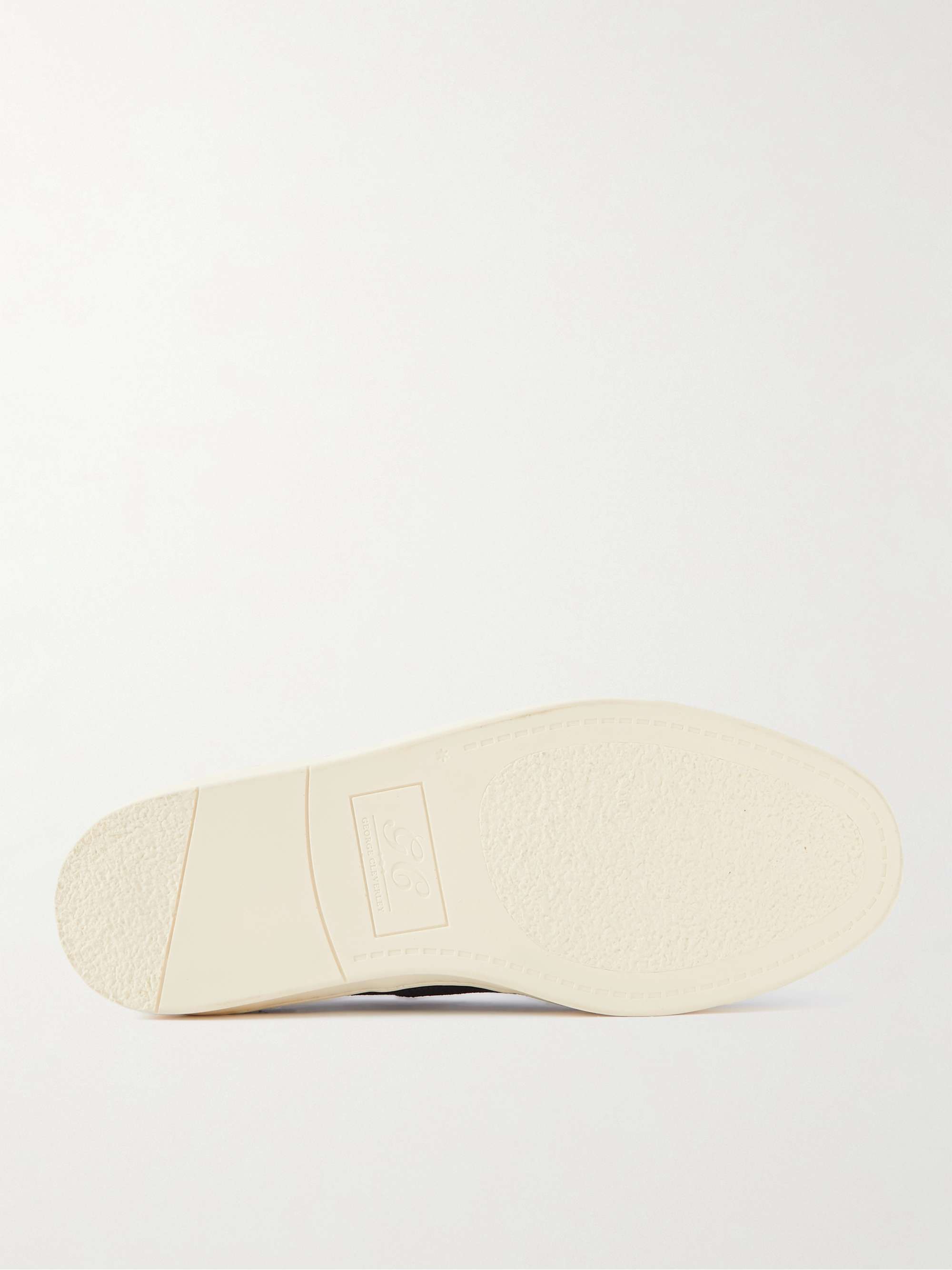 GEORGE CLEVERLEY Joey Full-Grain Suede Penny Loafers