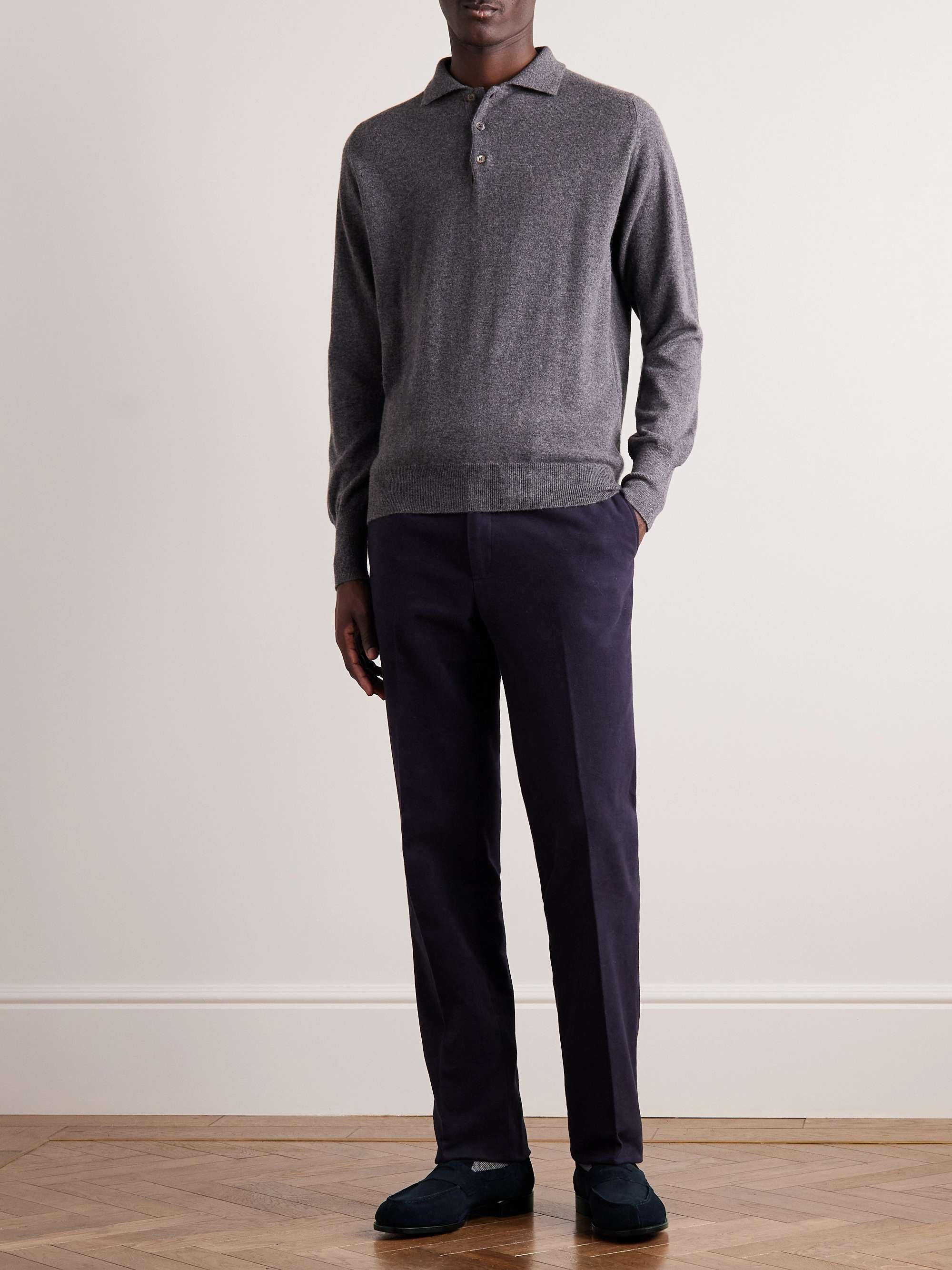 GEORGE CLEVERLEY Cannes Suede Penny Loafers