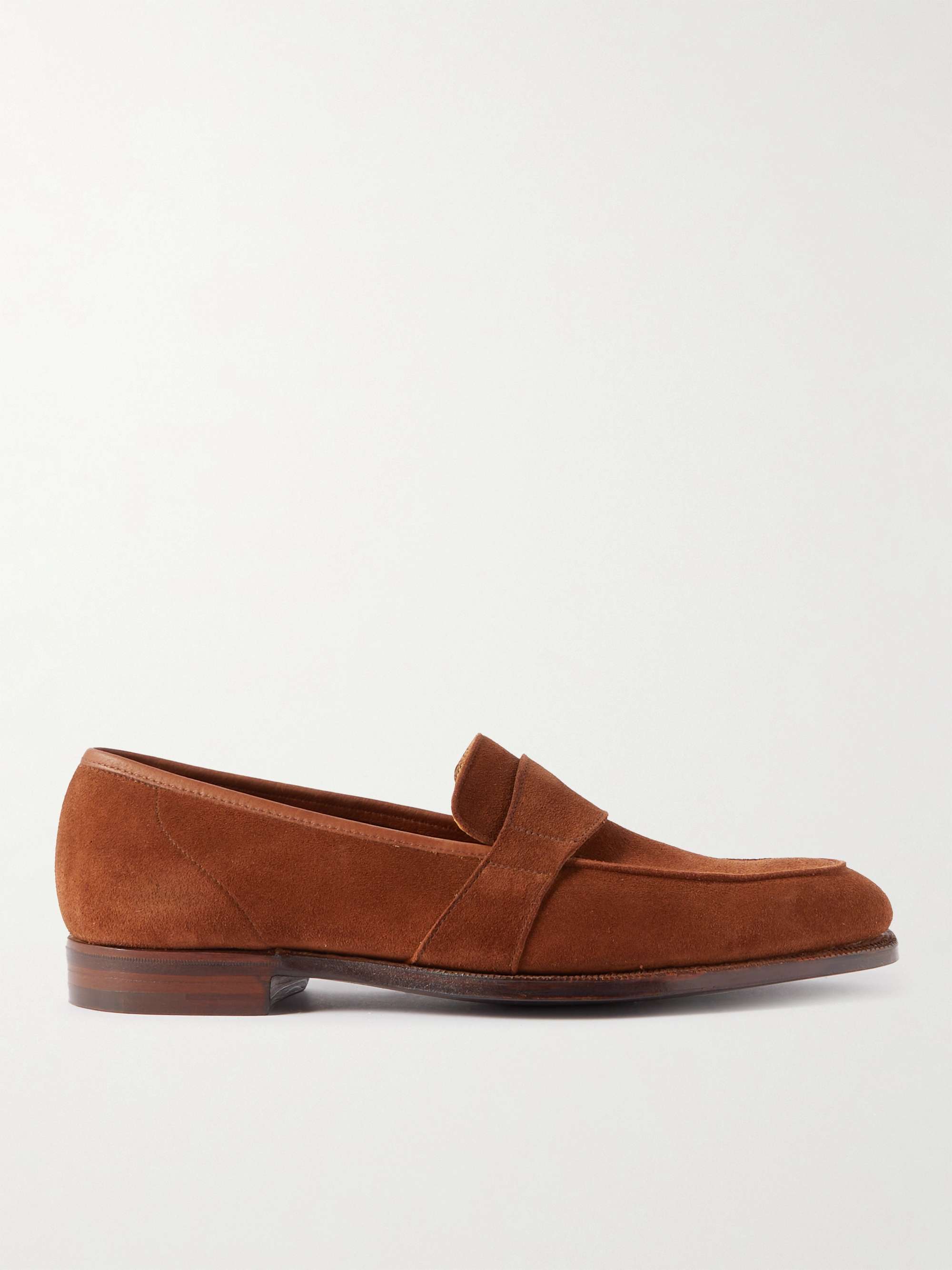 GEORGE CLEVERLEY Owen Suede Penny Loafers
