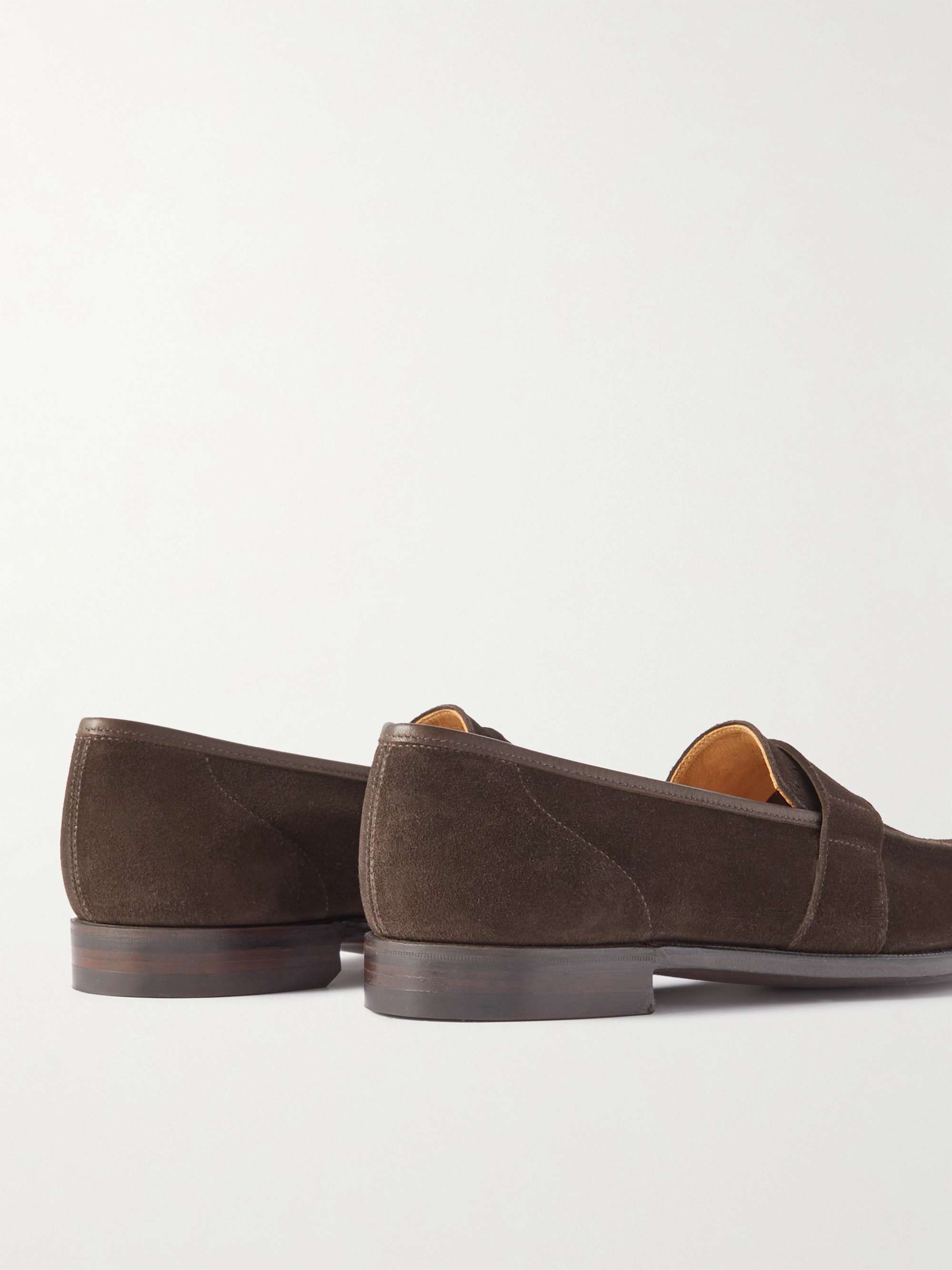 GEORGE CLEVERLEY Owen Suede Penny Loafers
