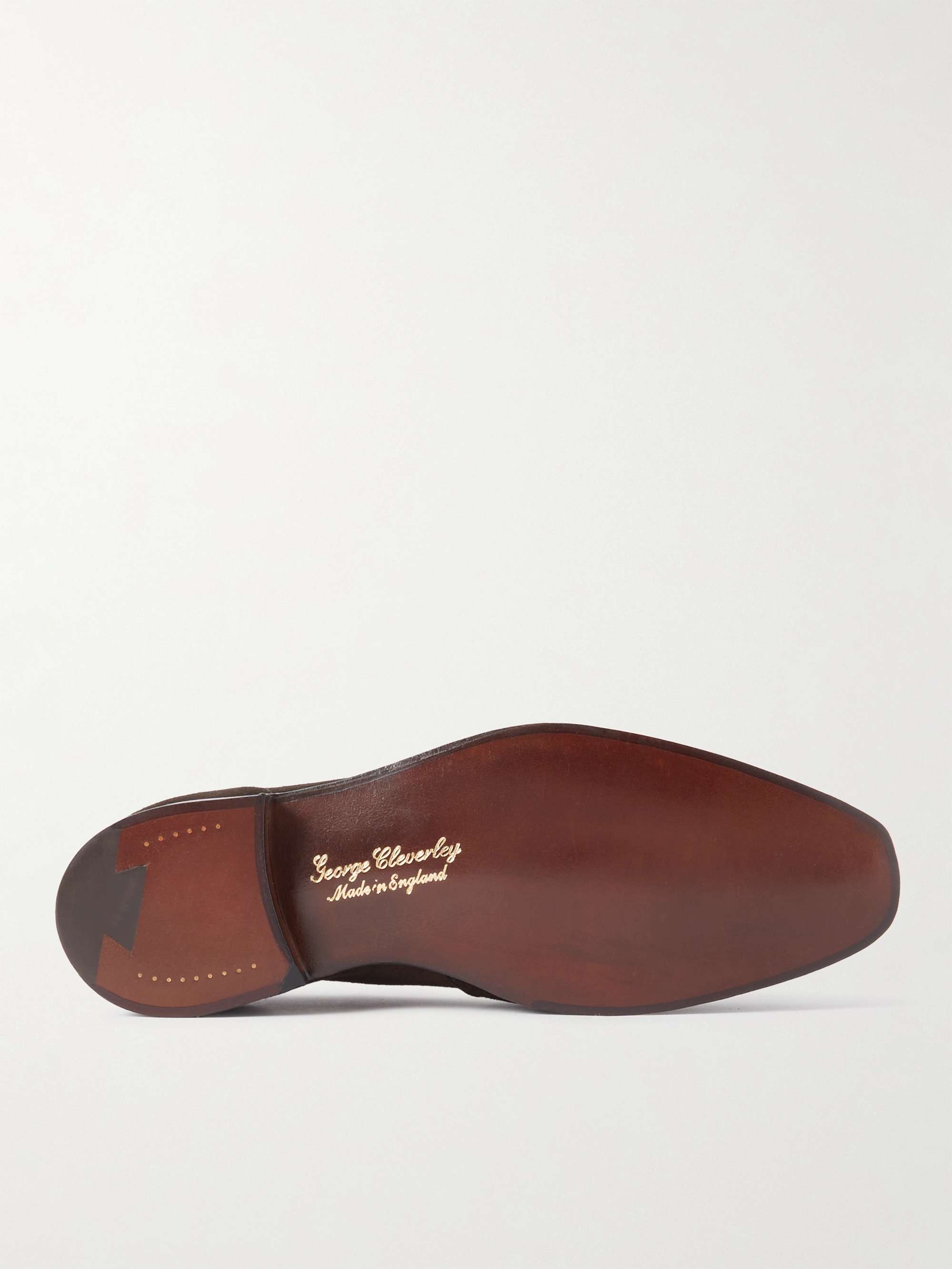 GEORGE CLEVERLEY Owen Suede Penny Loafers