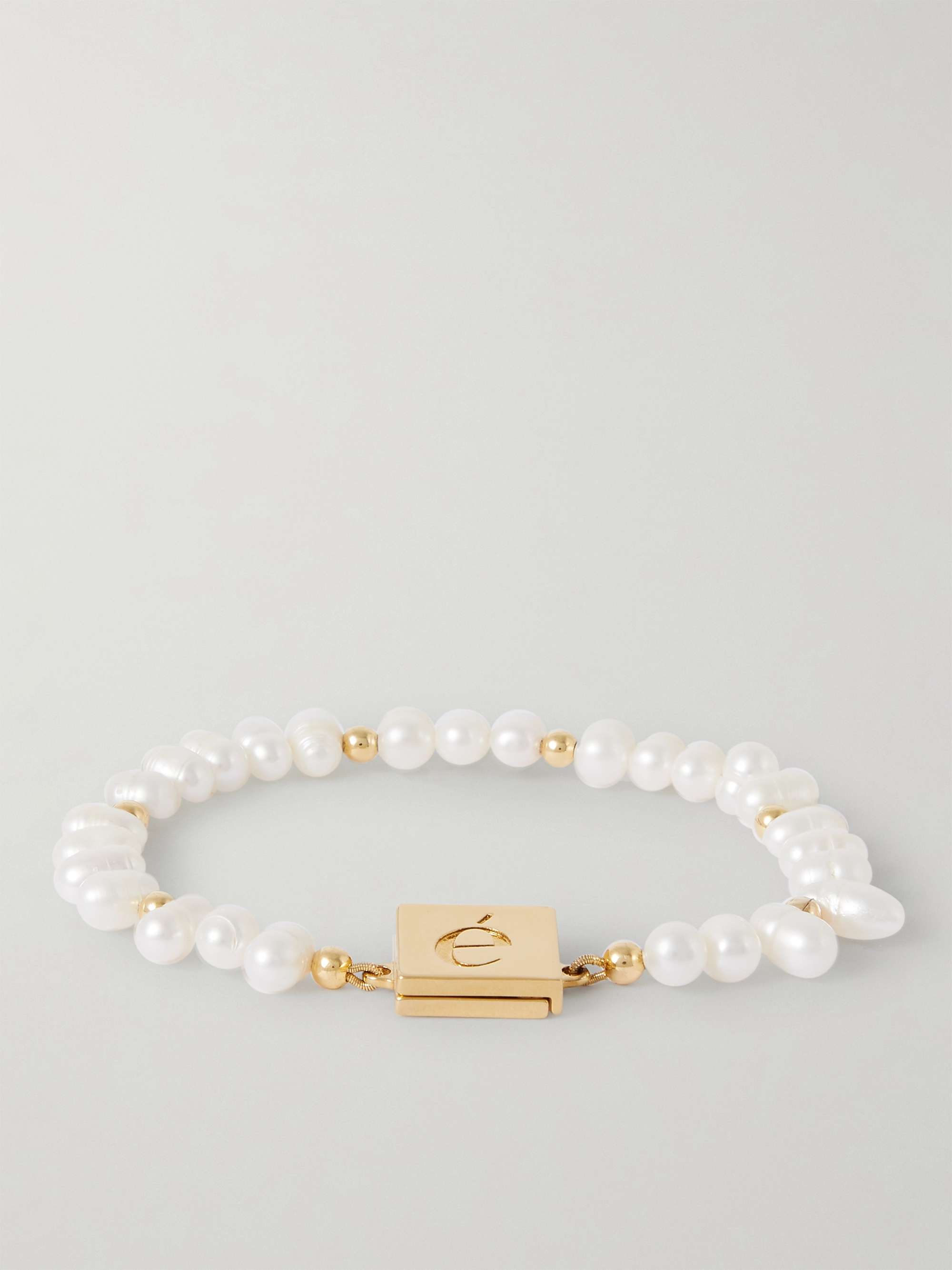 ÉLIOU Cam Gold-Plated Freshwater Pearl Bracelet for Men | MR PORTER