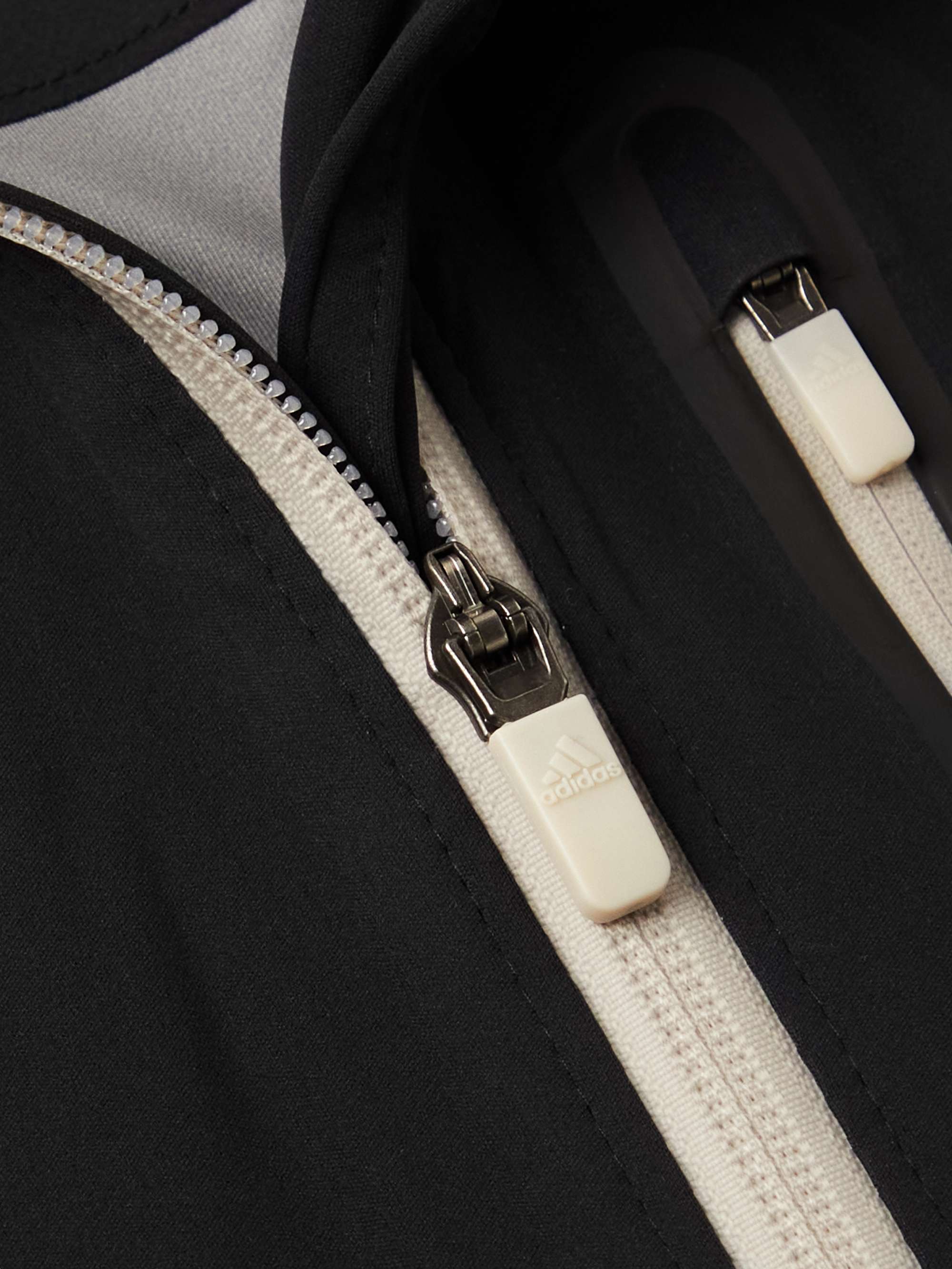 ADIDAS GOLF RAIN.RDY Logo-Print Recycled-Shell Zip-Up Golf Jacket
