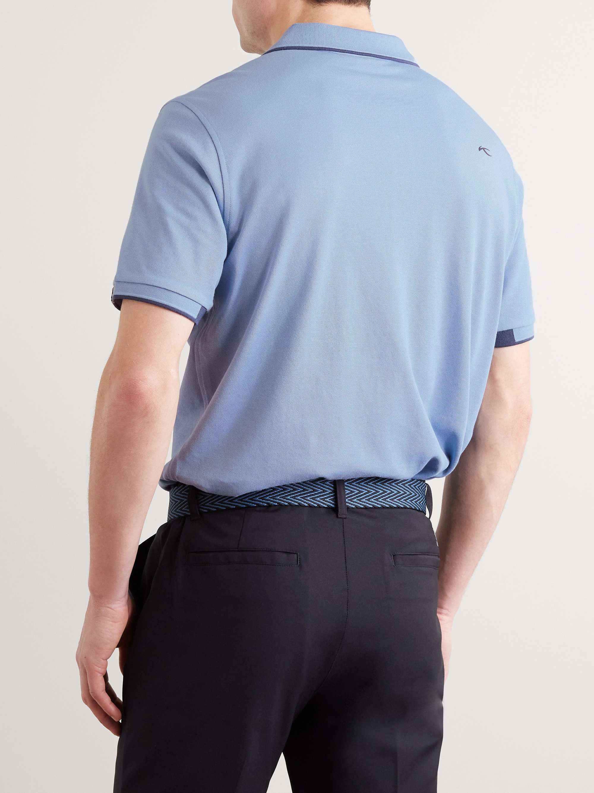 KJUS GOLF Stan Stretch Cotton-Blend Polo Shirt