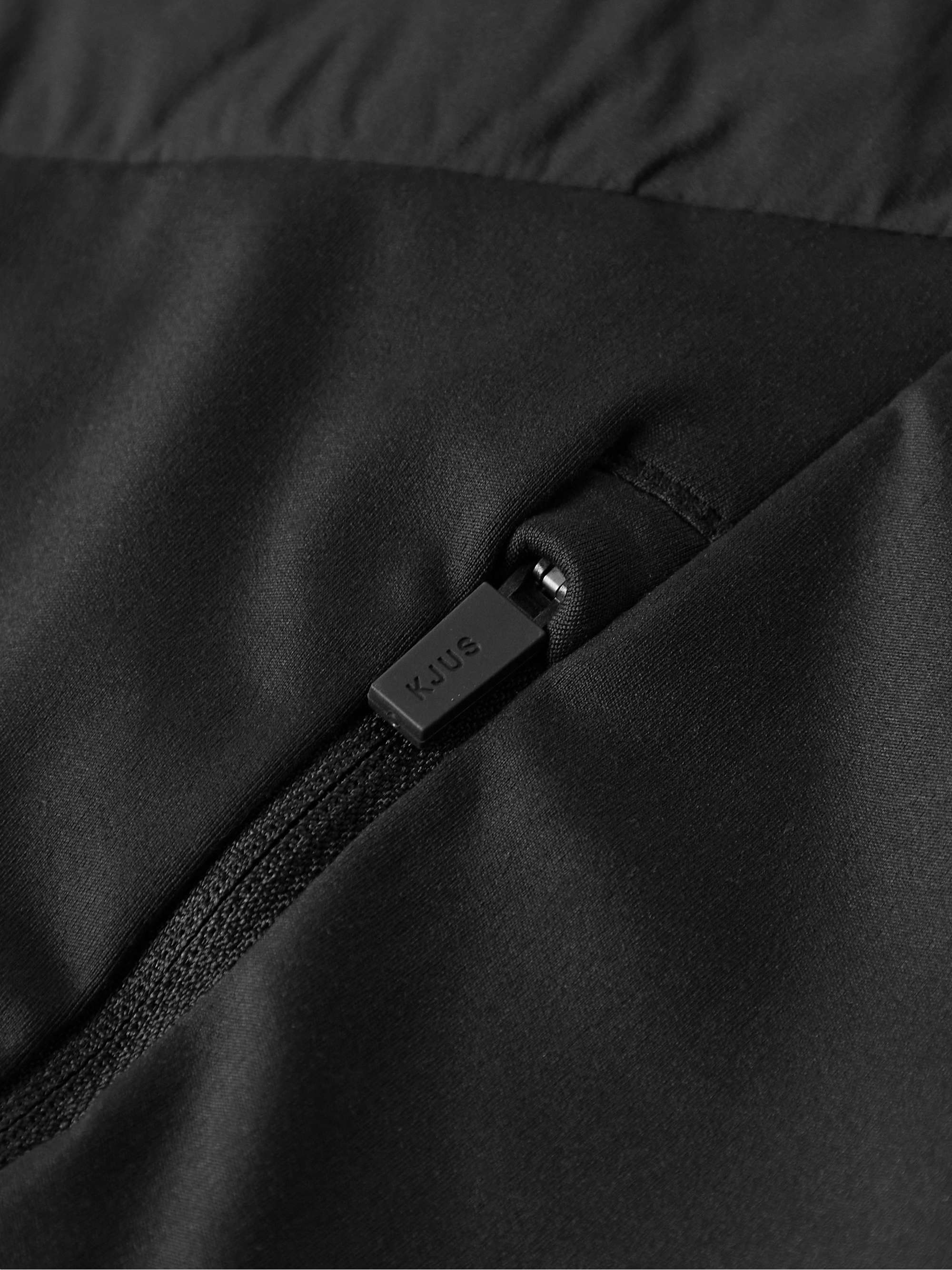 KJUS GOLF Release Quilted Shell and Stretch-Jersey Golf Jacket