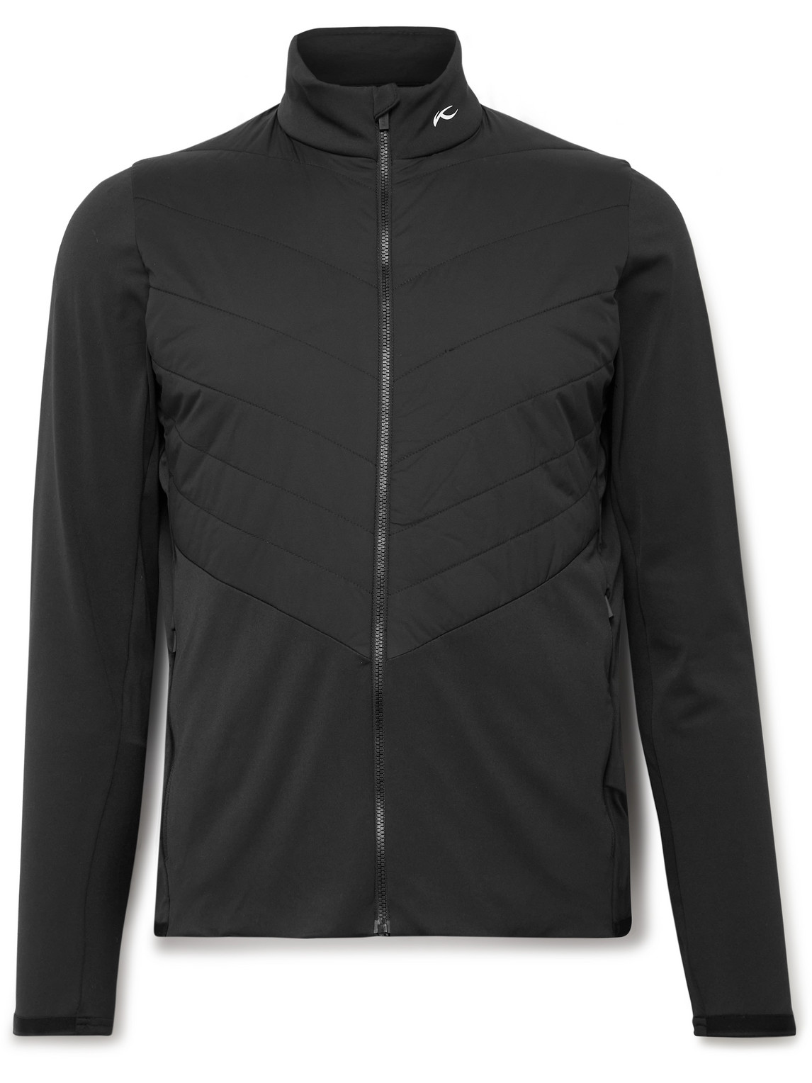 Release Quilted Shell and Stretch-Jersey Golf Jacket