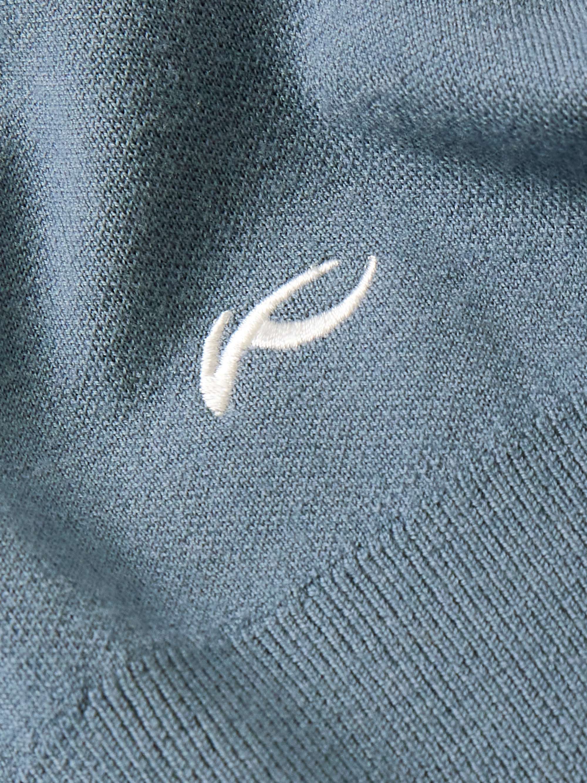 KJUS GOLF Kulum Wool-Blend Half-Zip Mid-Layer