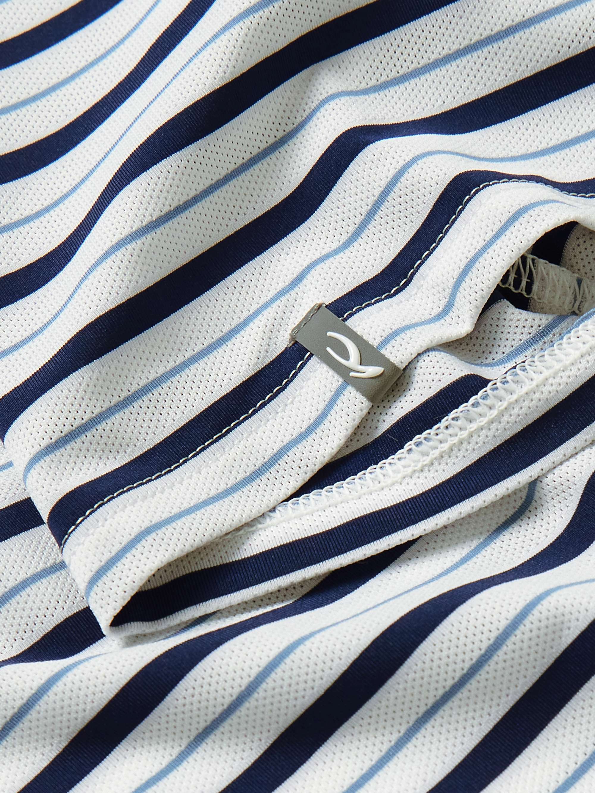 KJUS GOLF Luis Striped Stretch-Jersey Polo Shirt