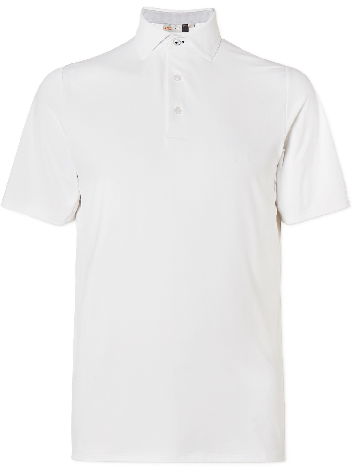 Kjus Soren Slim-fit Stretch-jersey Golf Polo Shirt In White